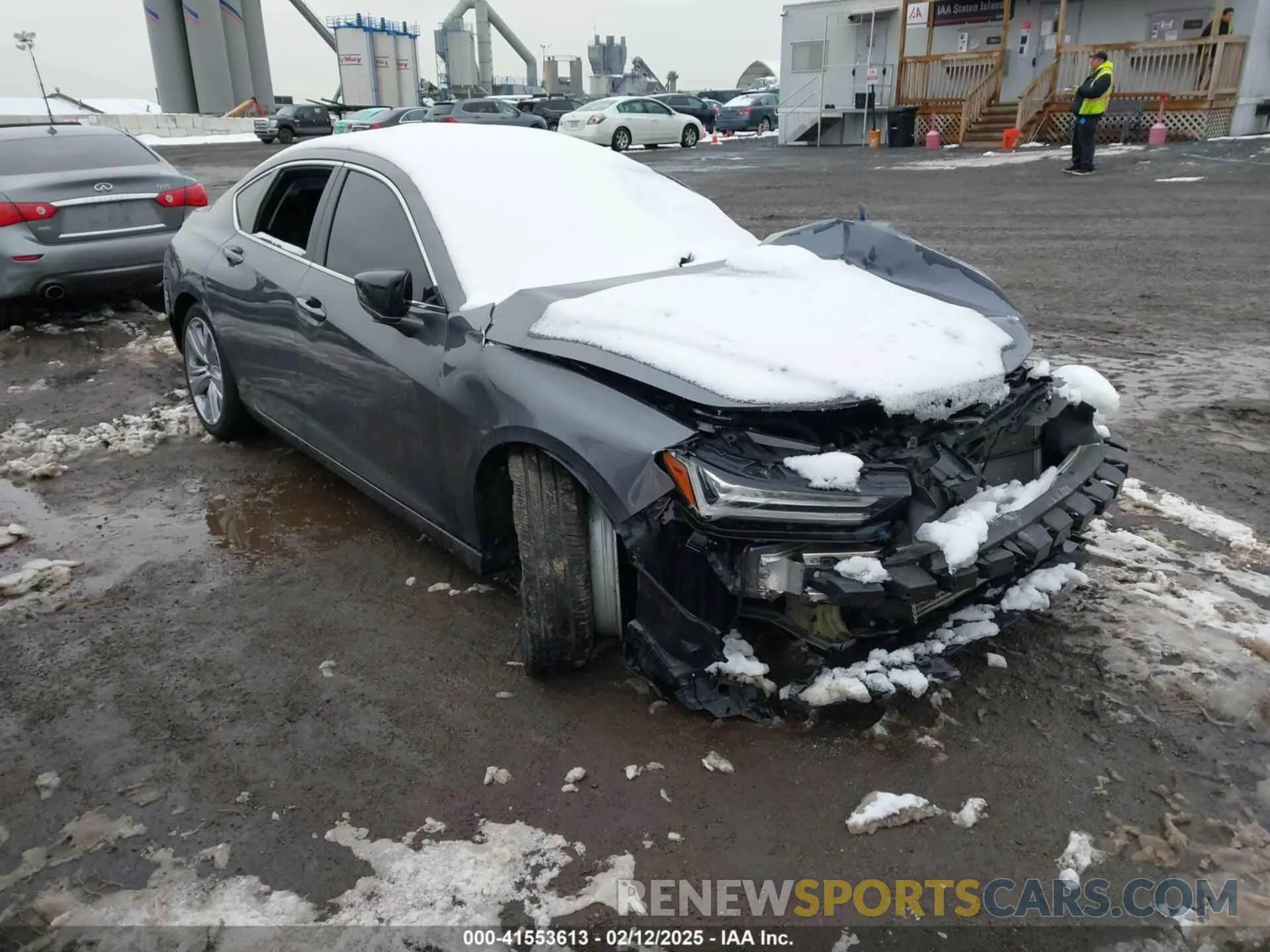 1 Photograph of a damaged car 19UUB6F40MA002194 ACURA TLX 2021