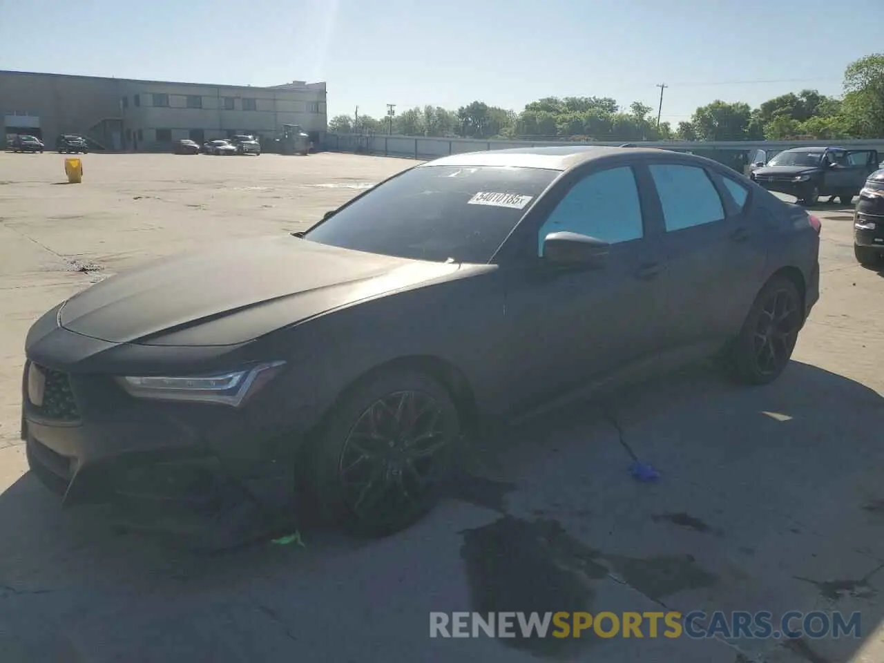1 Photograph of a damaged car 19UUB6F41MA003158 ACURA TLX 2021