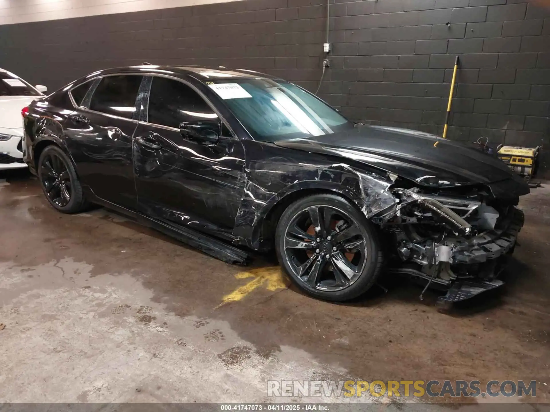 1 Photograph of a damaged car 19UUB6F41MA010563 ACURA TLX 2021