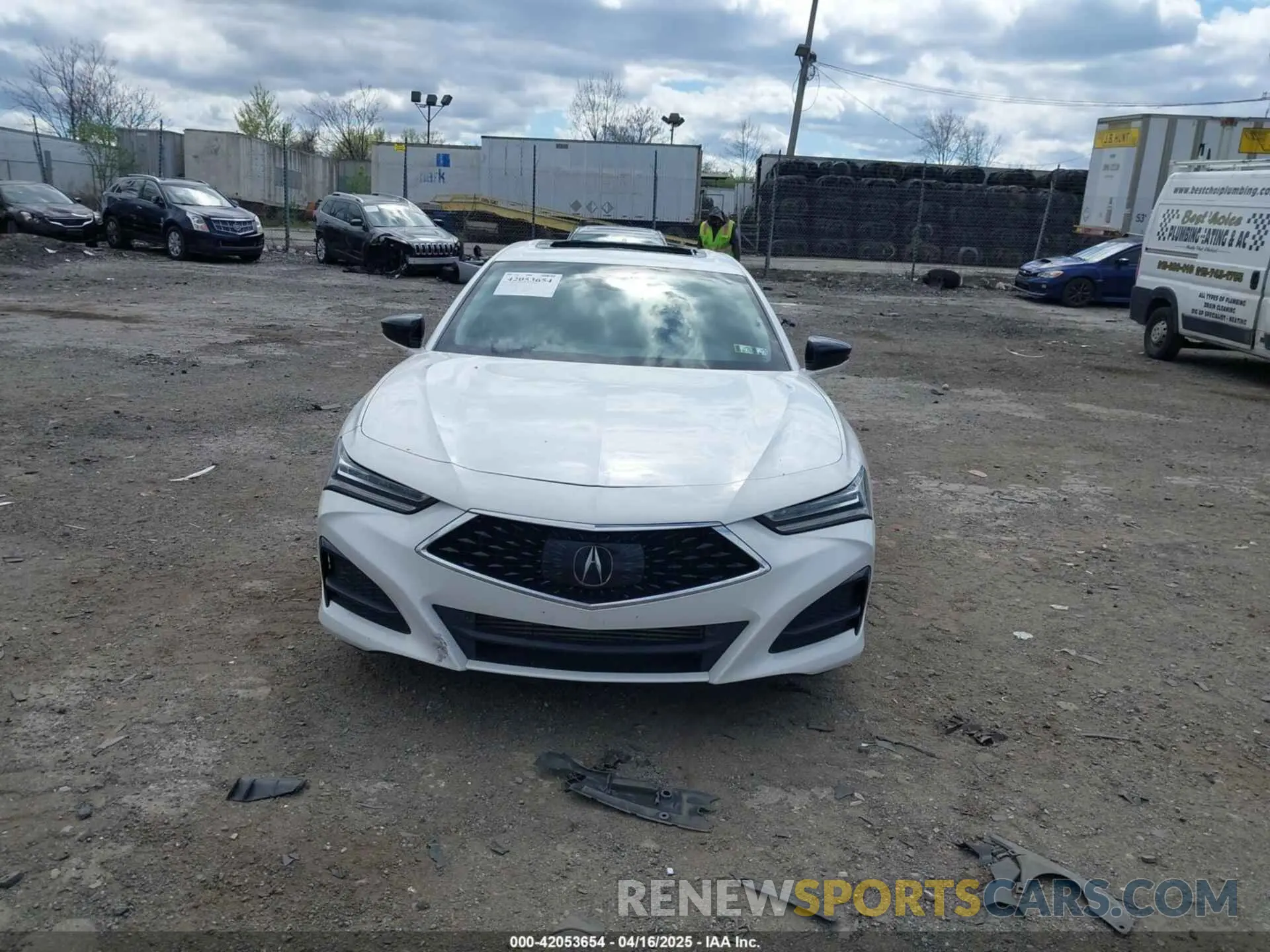 11 Photograph of a damaged car 19UUB6F42MA011351 ACURA TLX 2021