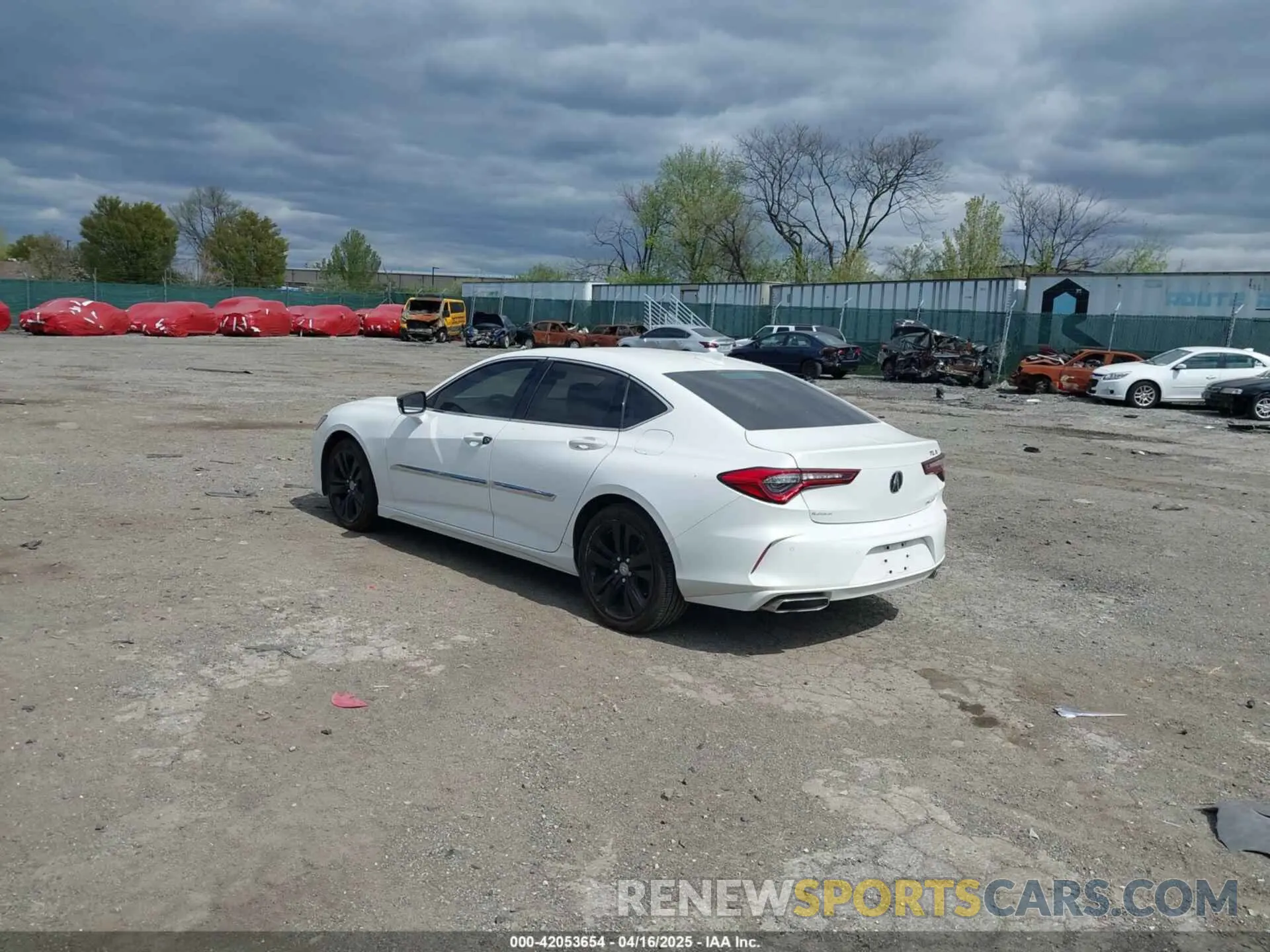 3 Photograph of a damaged car 19UUB6F42MA011351 ACURA TLX 2021