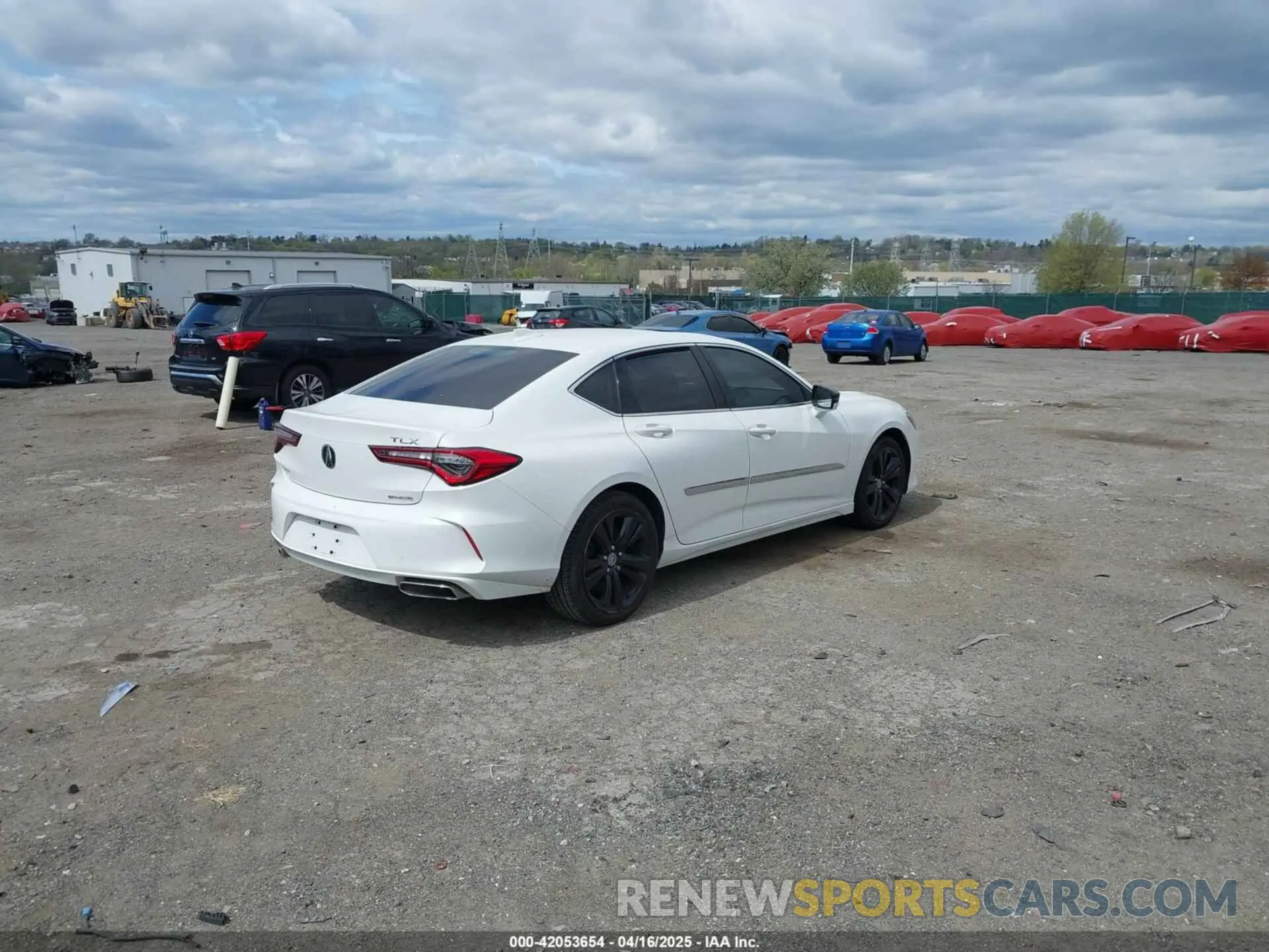 4 Photograph of a damaged car 19UUB6F42MA011351 ACURA TLX 2021