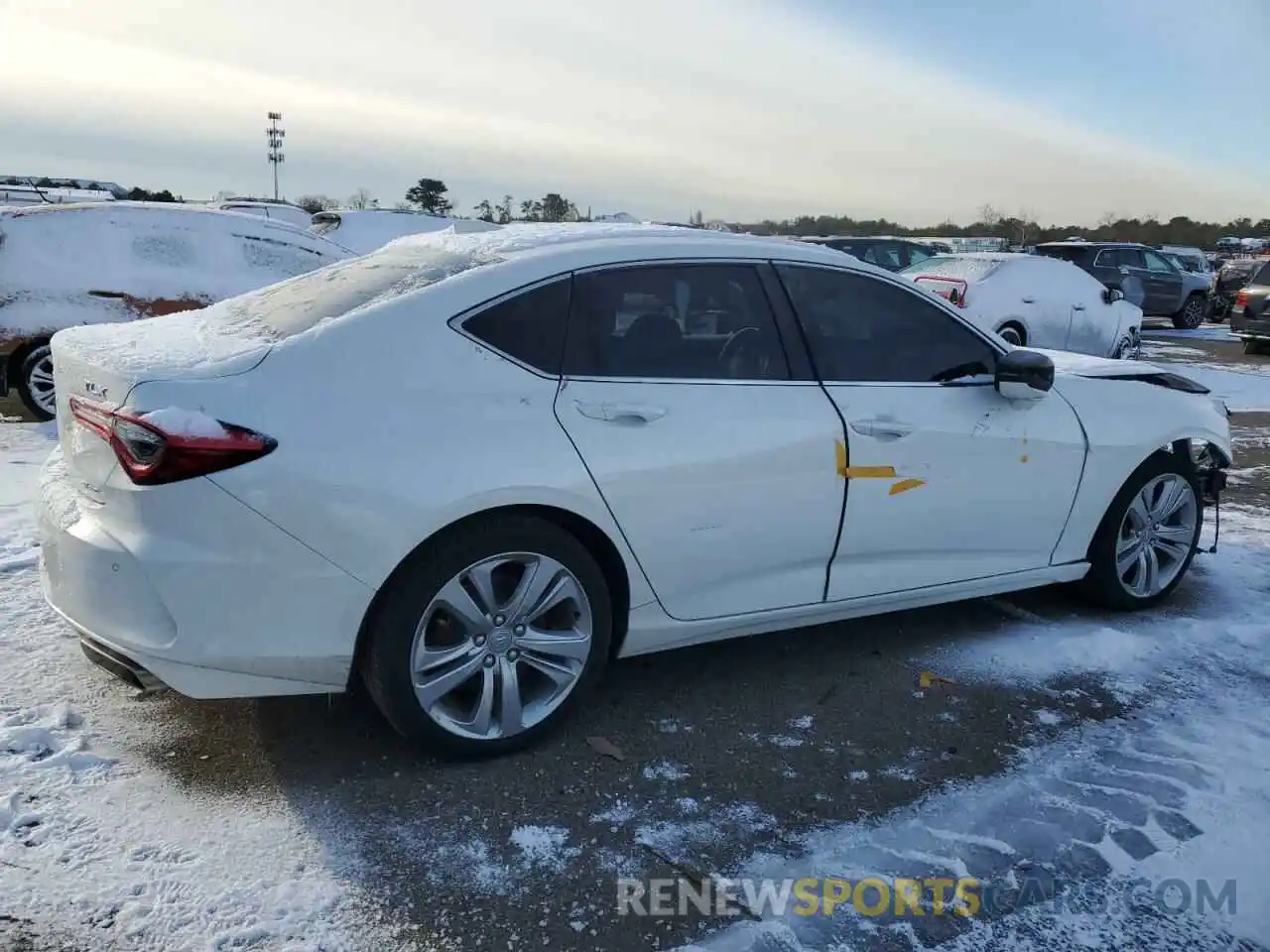 3 Photograph of a damaged car 19UUB6F43MA006630 ACURA TLX 2021