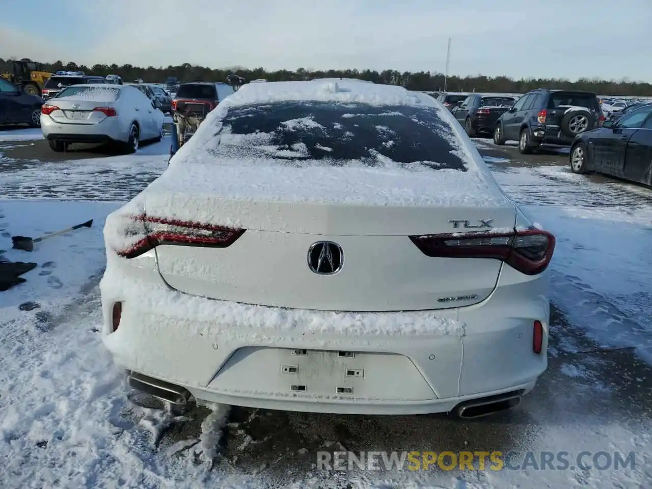 6 Photograph of a damaged car 19UUB6F43MA006630 ACURA TLX 2021