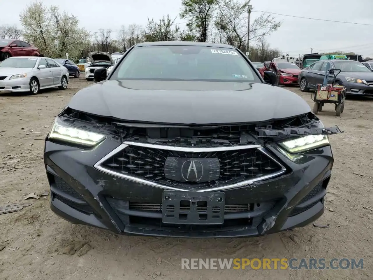5 Photograph of a damaged car 19UUB6F44MA001226 ACURA TLX 2021