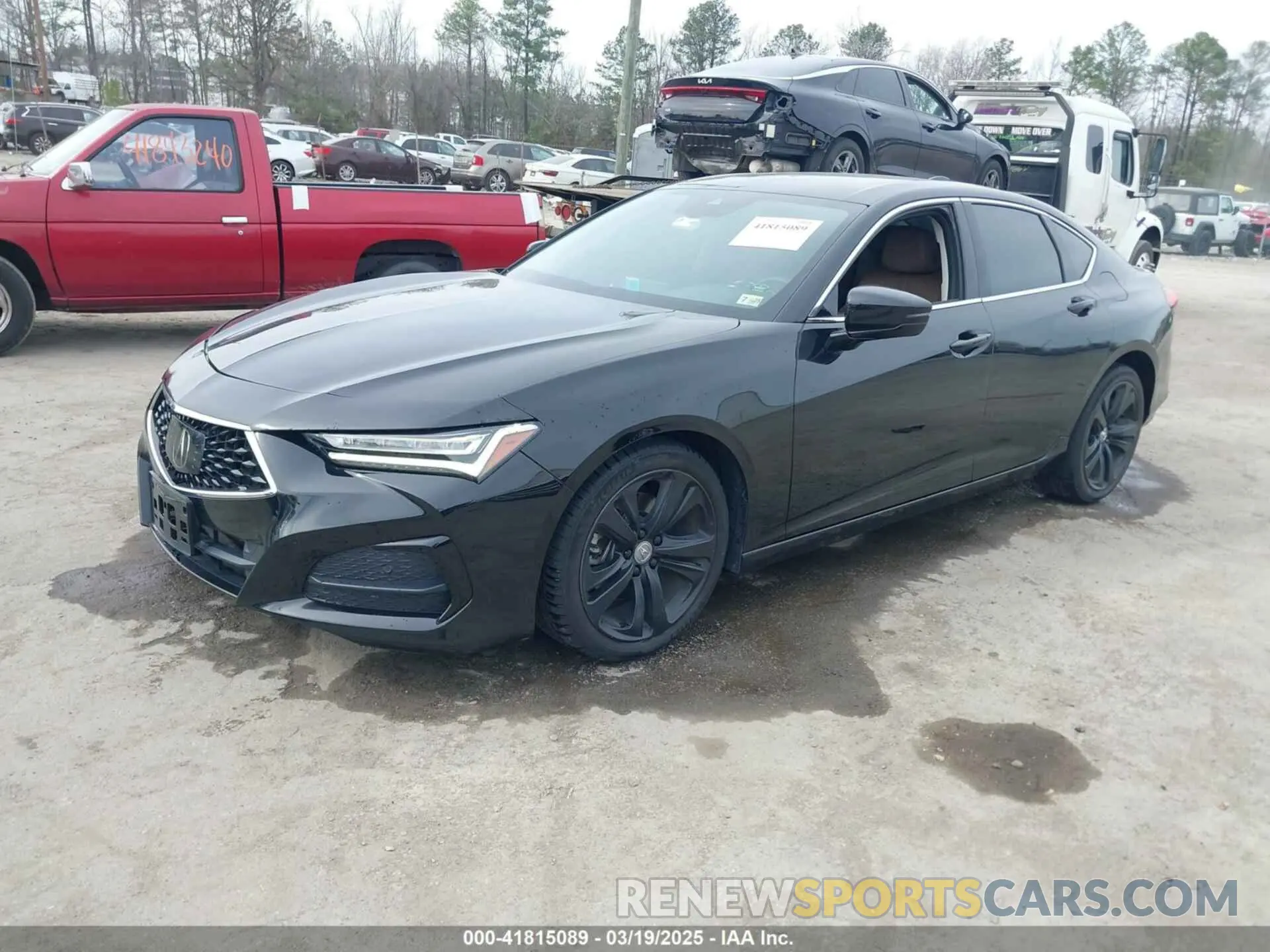 2 Photograph of a damaged car 19UUB6F48MA004162 ACURA TLX 2021