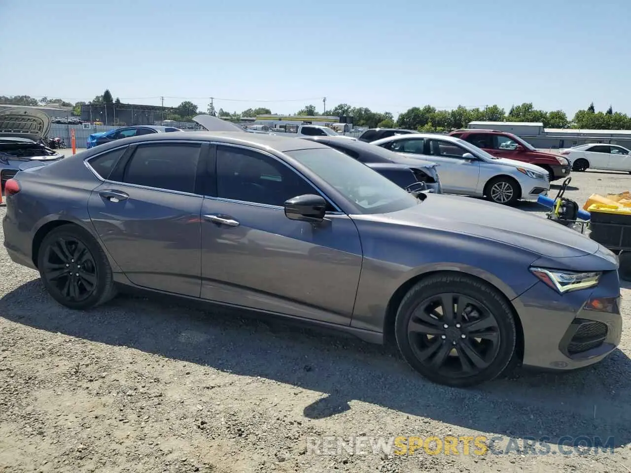 4 Photograph of a damaged car 19UUB6F49MA001383 ACURA TLX 2021