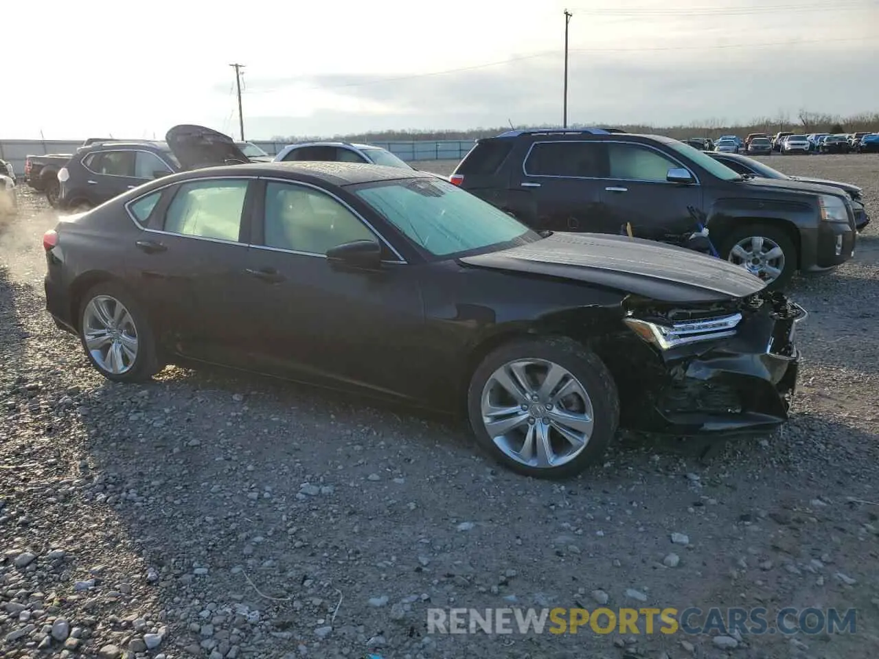 4 Photograph of a damaged car 19UUB6F49MA004154 ACURA TLX 2021
