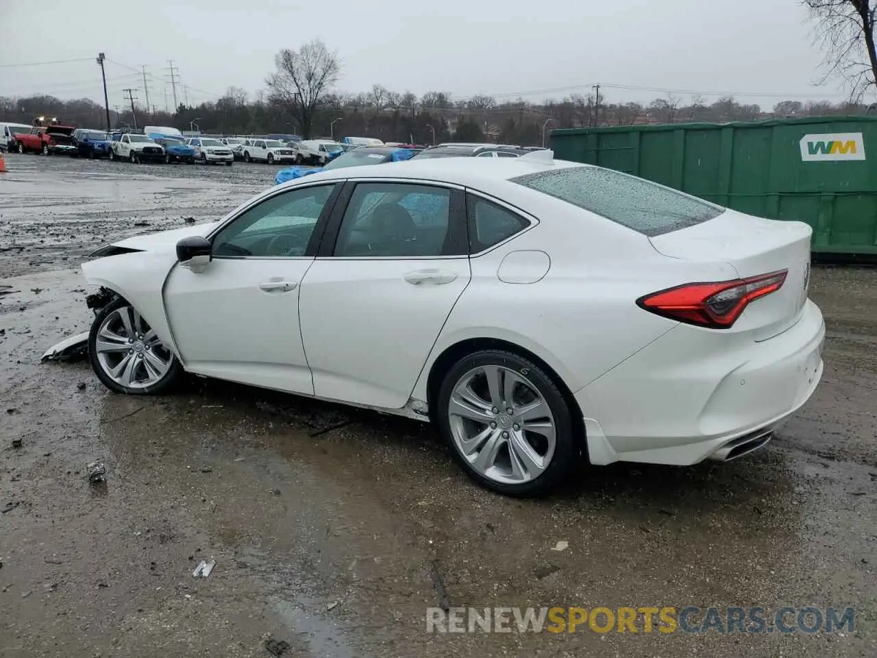 2 Photograph of a damaged car 19UUB6F4XMA008858 ACURA TLX 2021