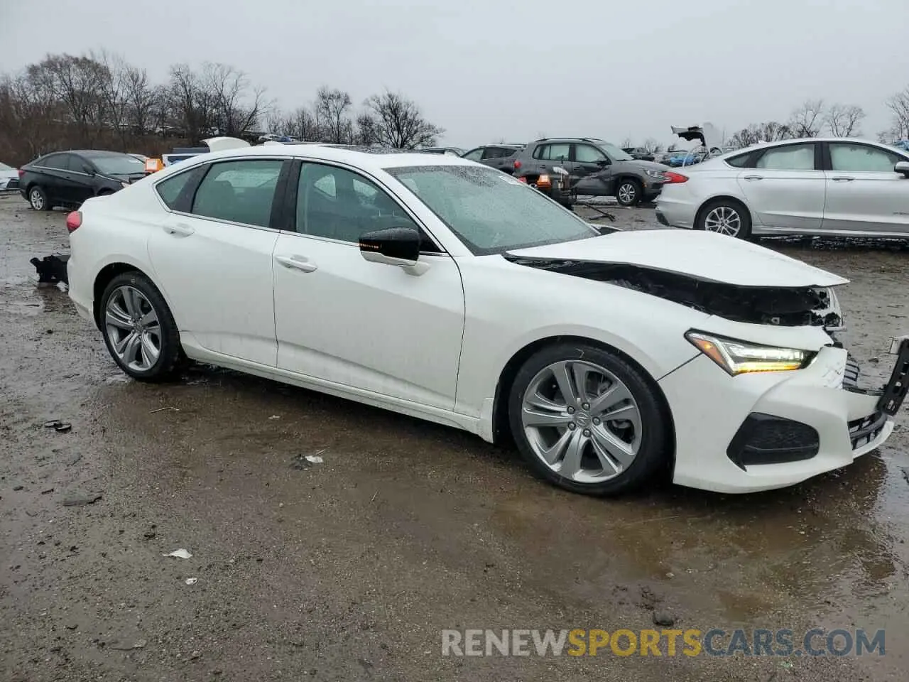 4 Photograph of a damaged car 19UUB6F4XMA008858 ACURA TLX 2021