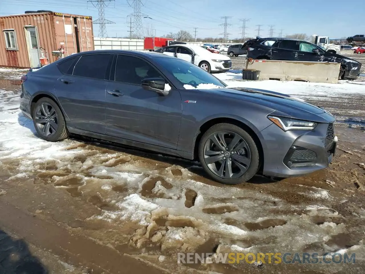 4 Photograph of a damaged car 19UUB6F50MA001474 ACURA TLX 2021