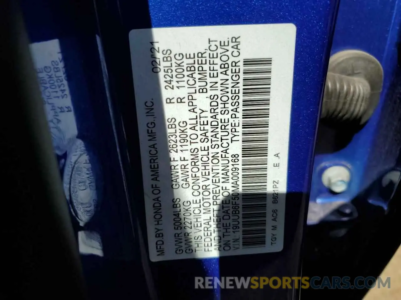 12 Photograph of a damaged car 19UUB6F50MA009168 ACURA TLX 2021