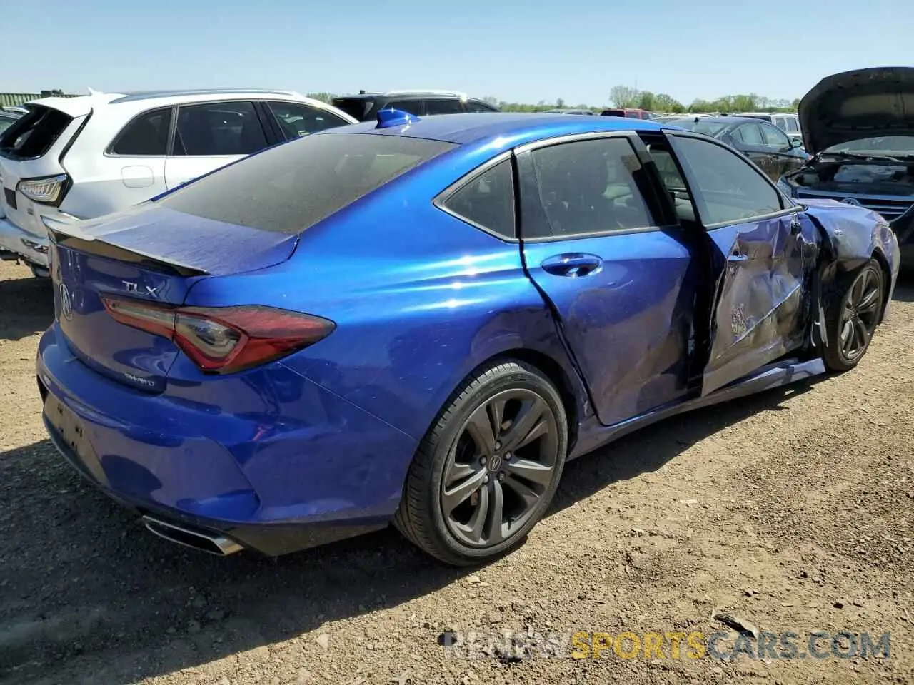 3 Photograph of a damaged car 19UUB6F50MA009168 ACURA TLX 2021