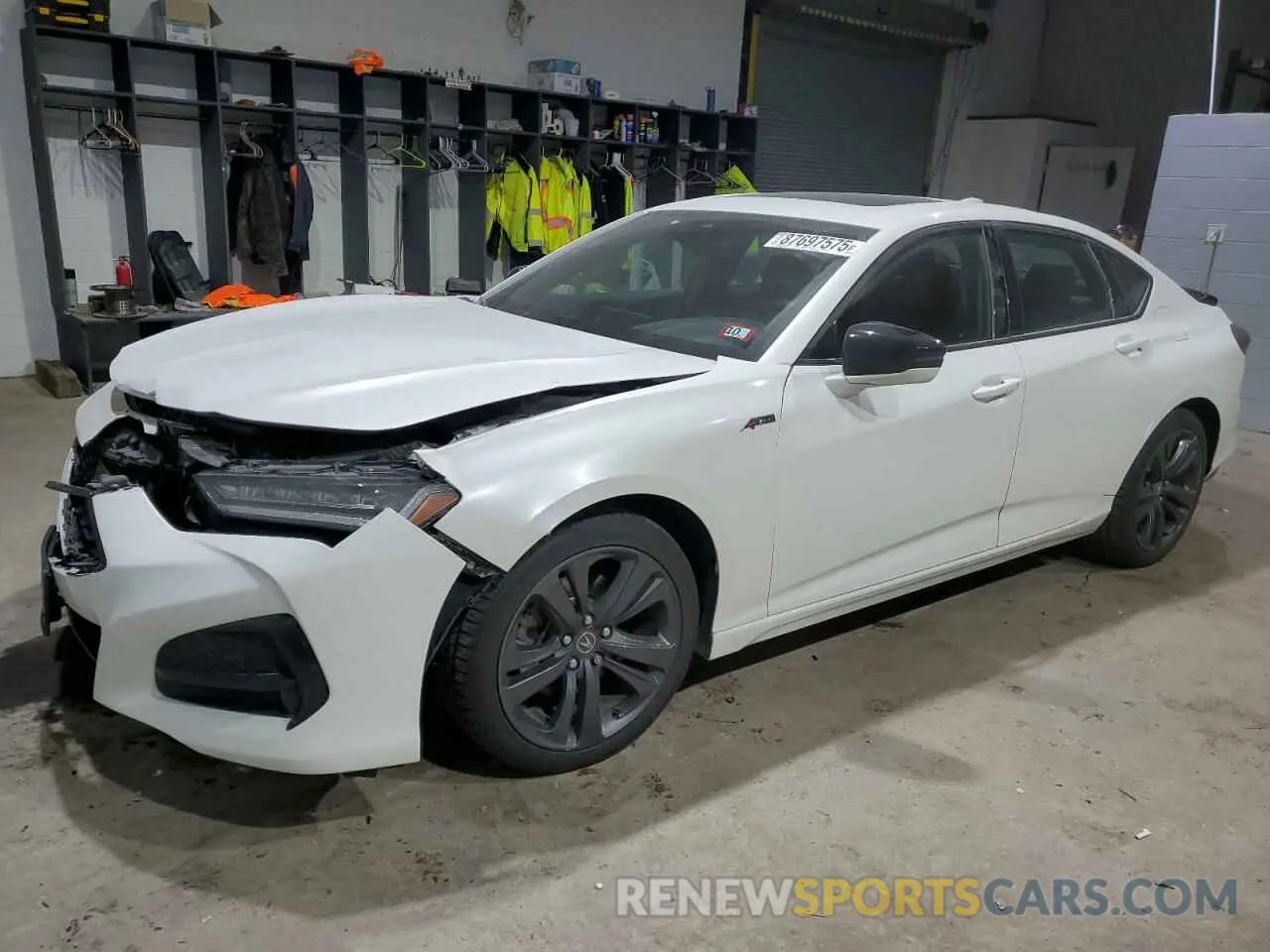 1 Photograph of a damaged car 19UUB6F50MA012149 ACURA TLX 2021