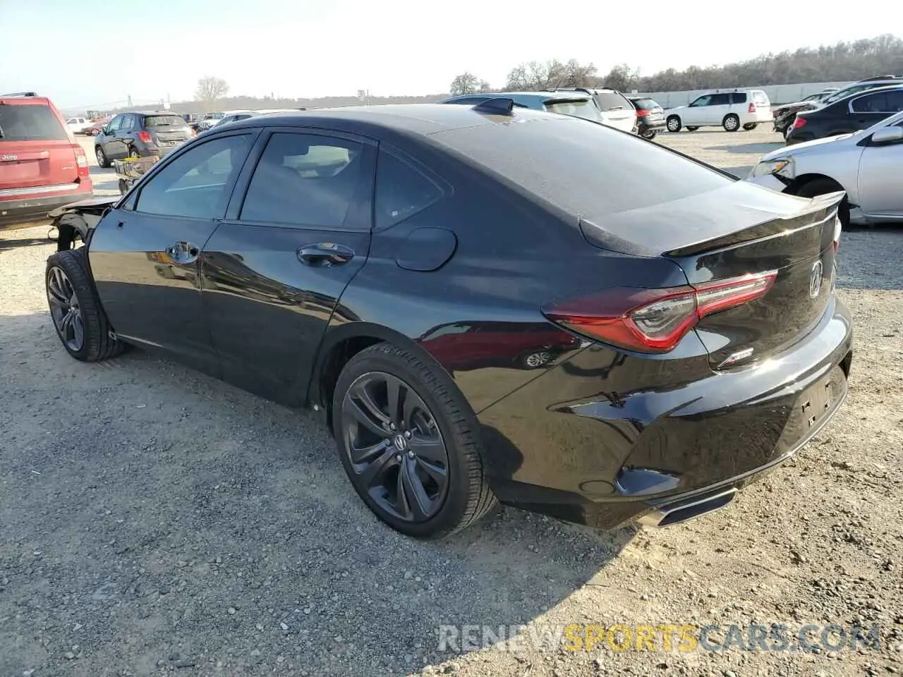 2 Photograph of a damaged car 19UUB6F51MA005615 ACURA TLX 2021