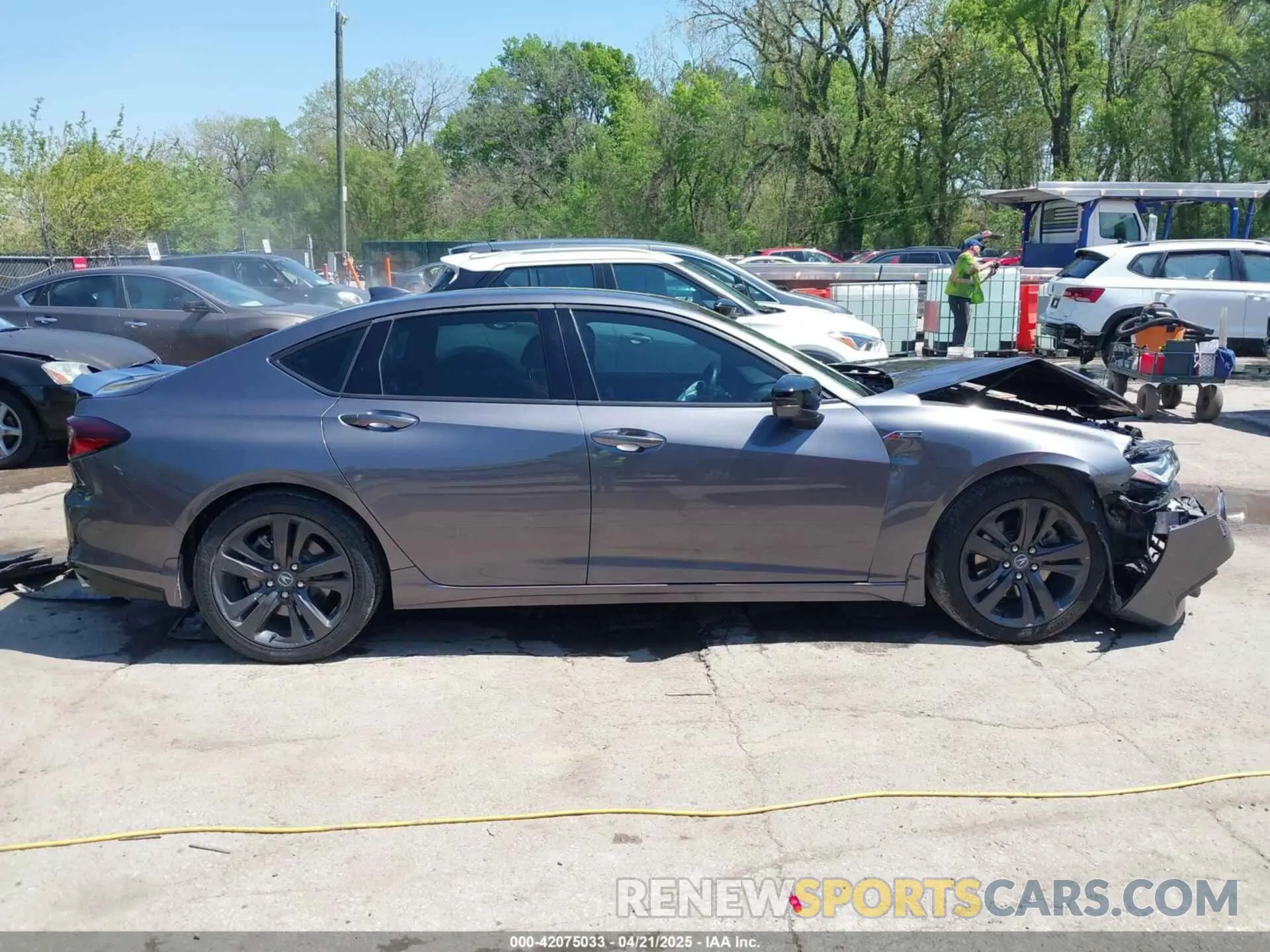 14 Photograph of a damaged car 19UUB6F52MA000424 ACURA TLX 2021