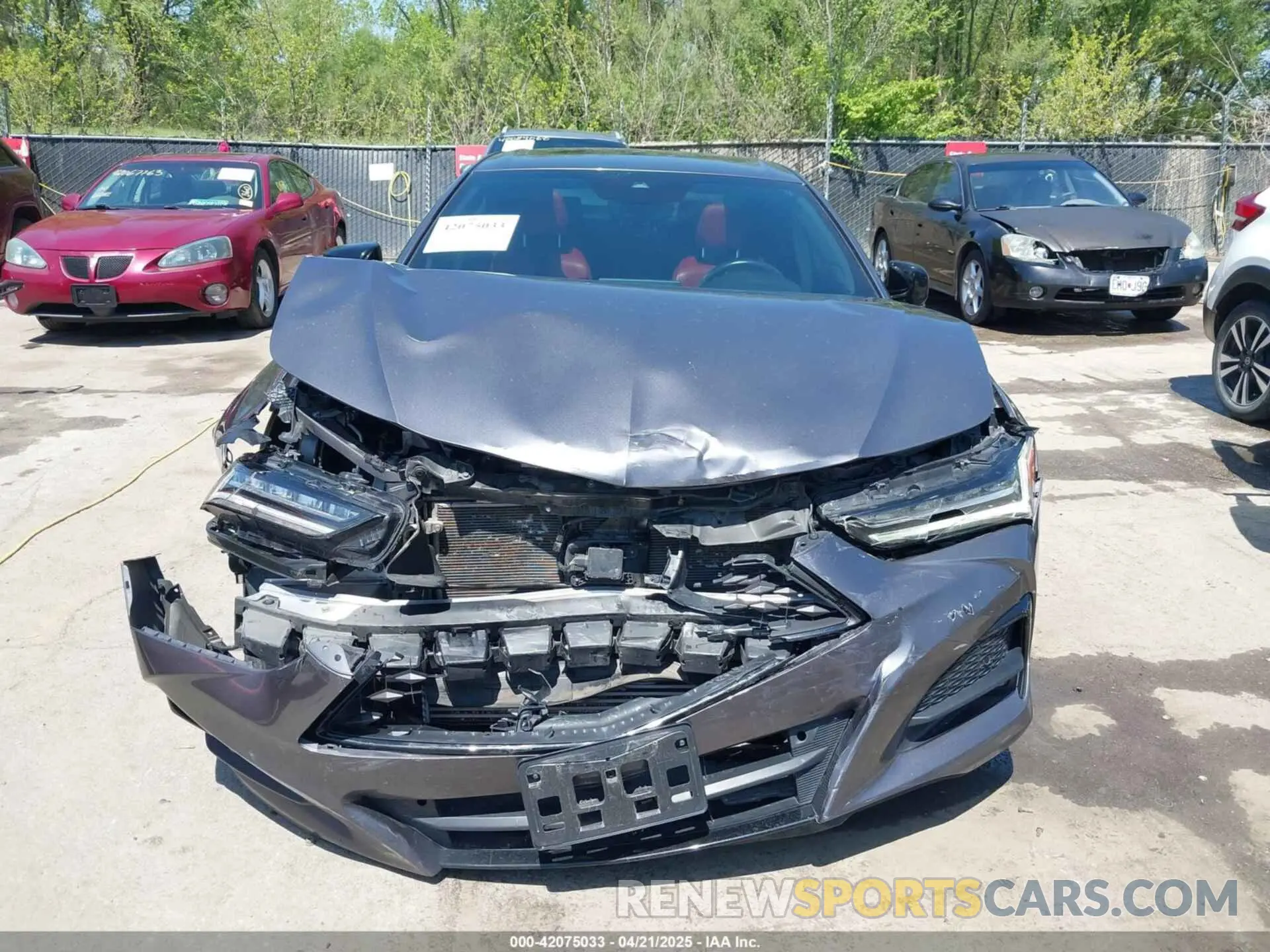 6 Photograph of a damaged car 19UUB6F52MA000424 ACURA TLX 2021
