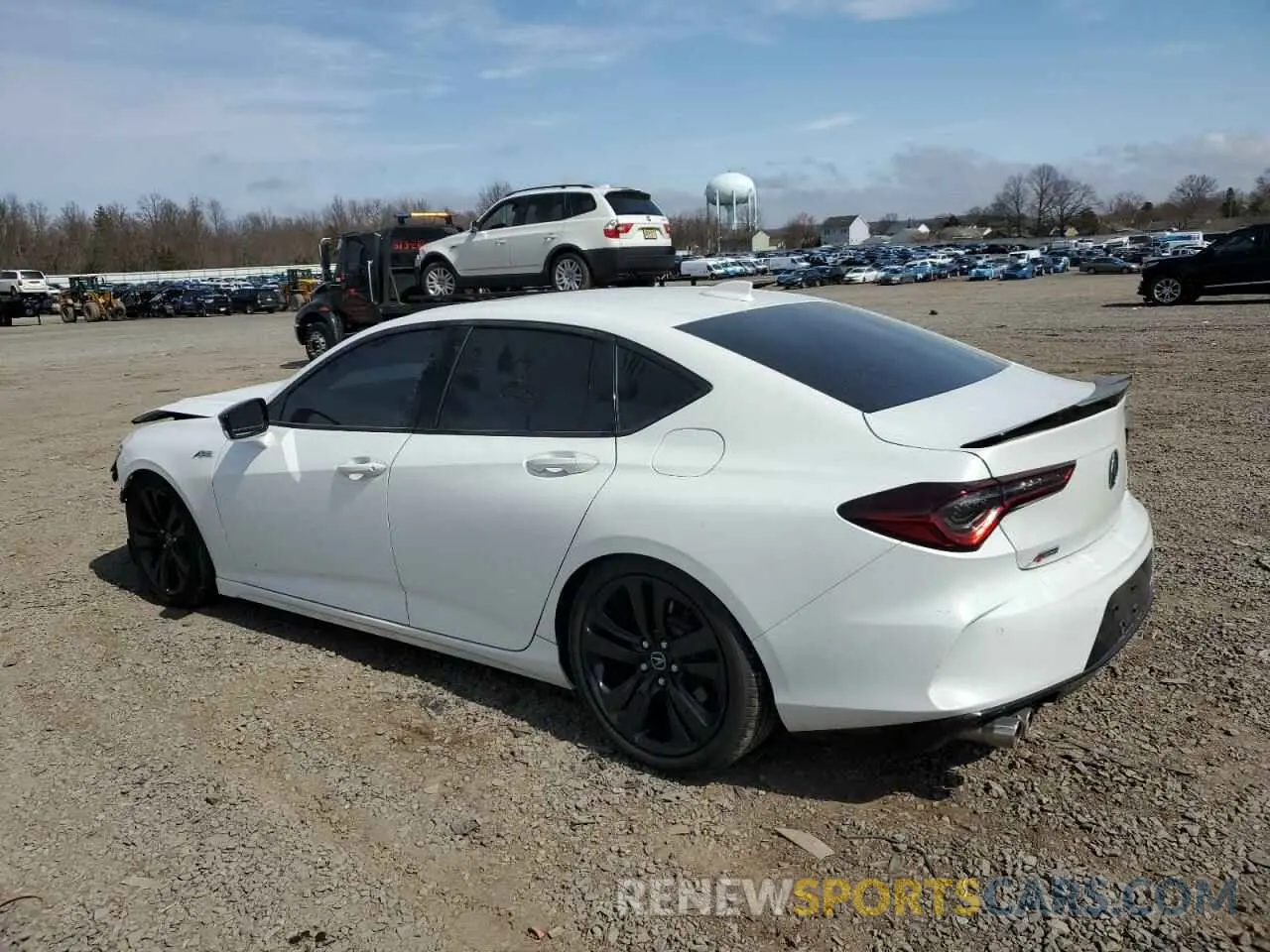2 Photograph of a damaged car 19UUB6F52MA002092 ACURA TLX 2021