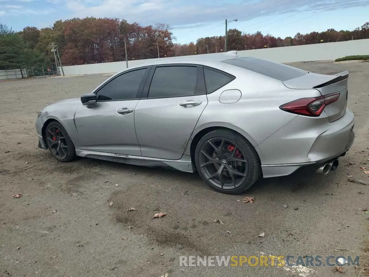 2 Photograph of a damaged car 19UUB6F53MA001341 ACURA TLX 2021