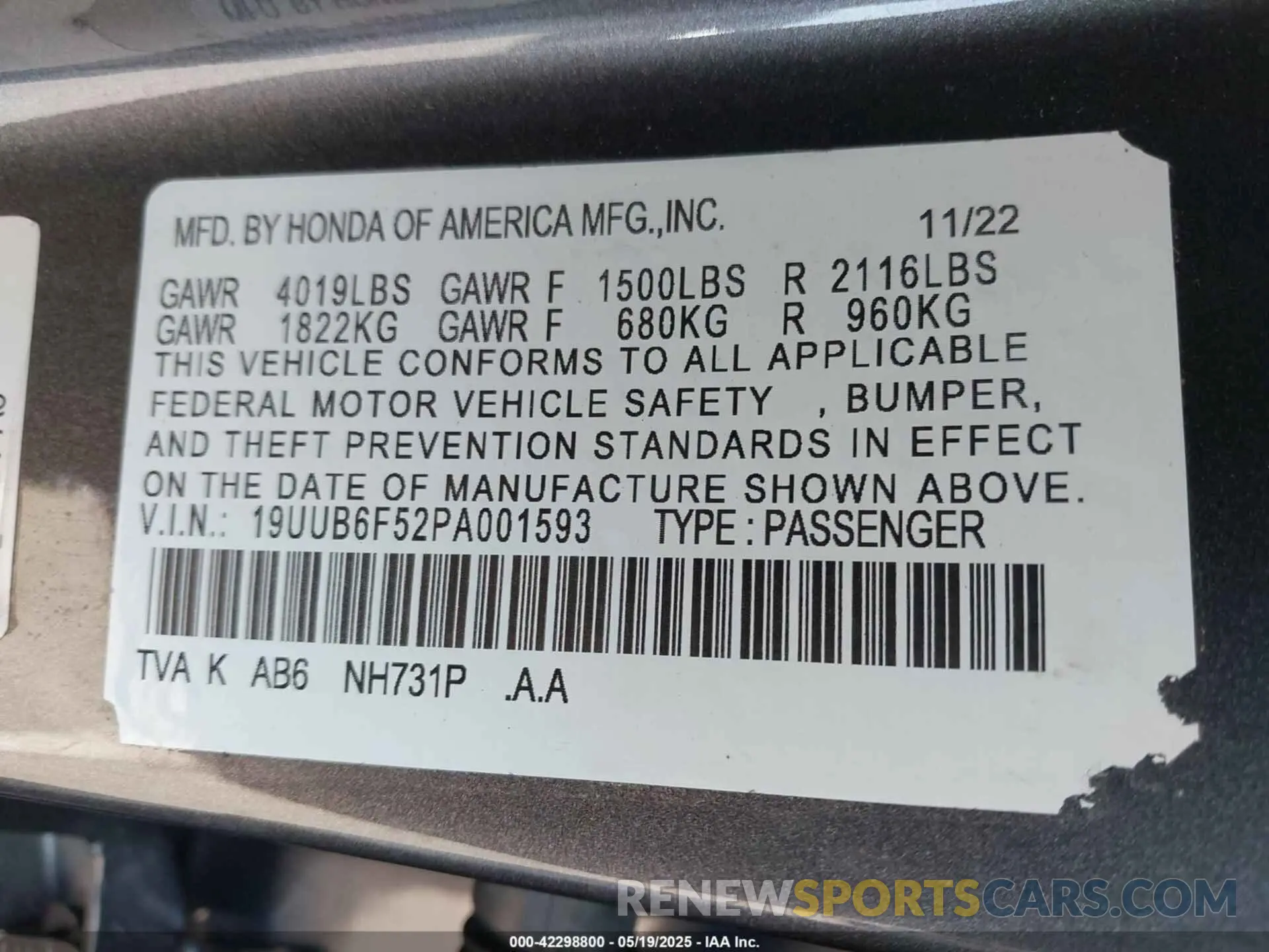9 Photograph of a damaged car 19UUB6F55MA007934 ACURA TLX 2021