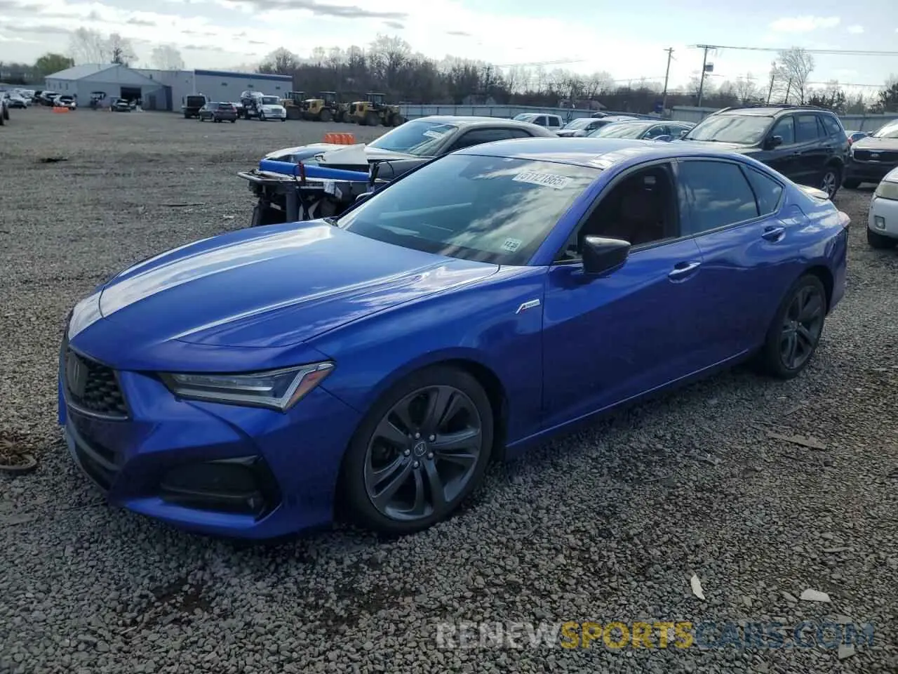1 Photograph of a damaged car 19UUB6F56MA005965 ACURA TLX 2021