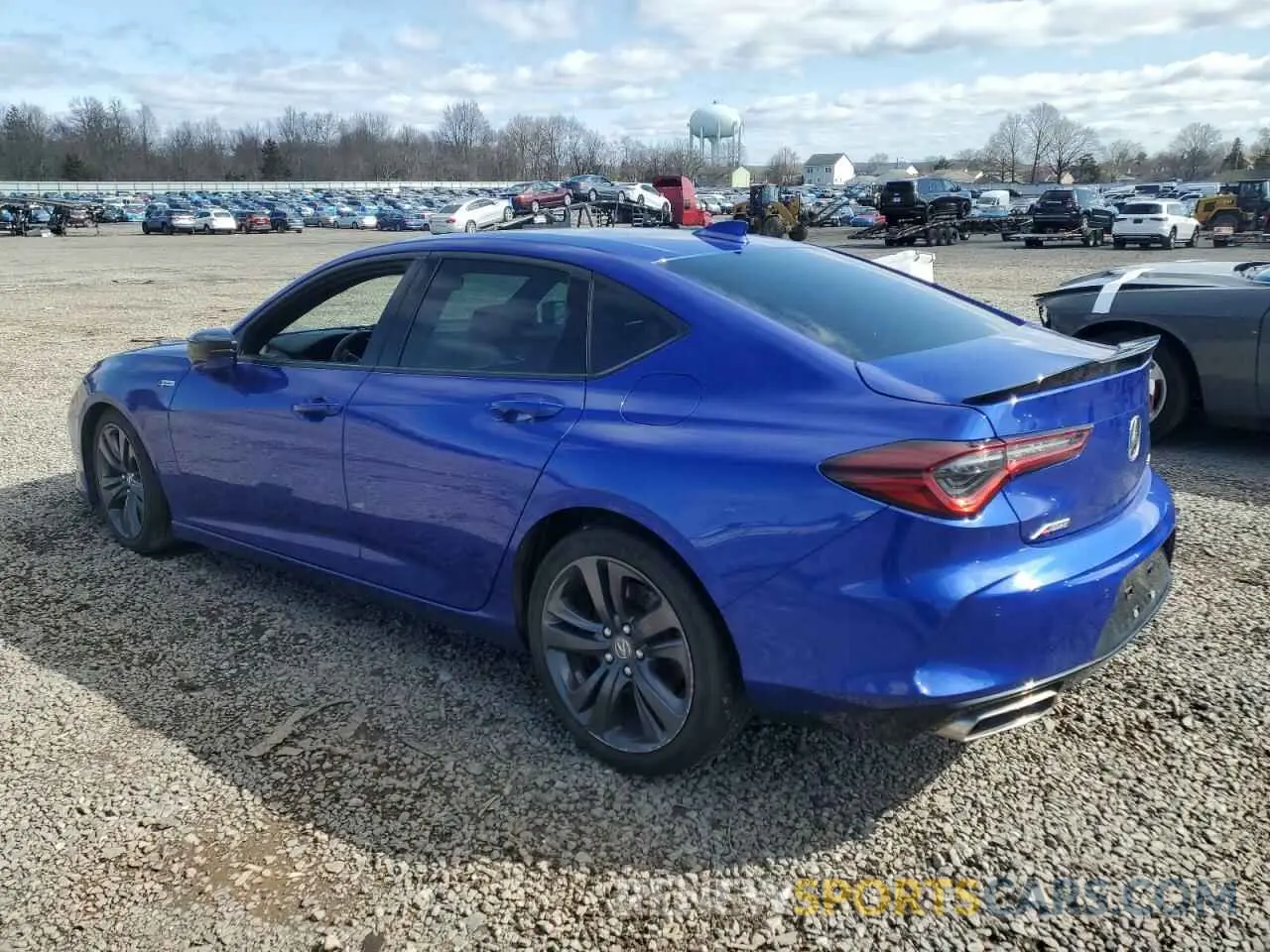 2 Photograph of a damaged car 19UUB6F56MA005965 ACURA TLX 2021
