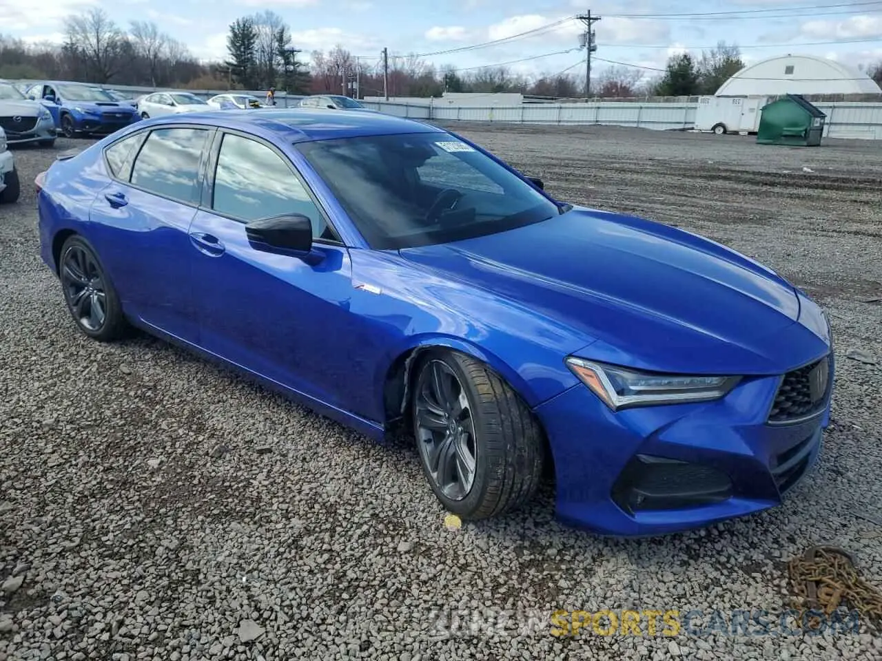 4 Photograph of a damaged car 19UUB6F56MA005965 ACURA TLX 2021