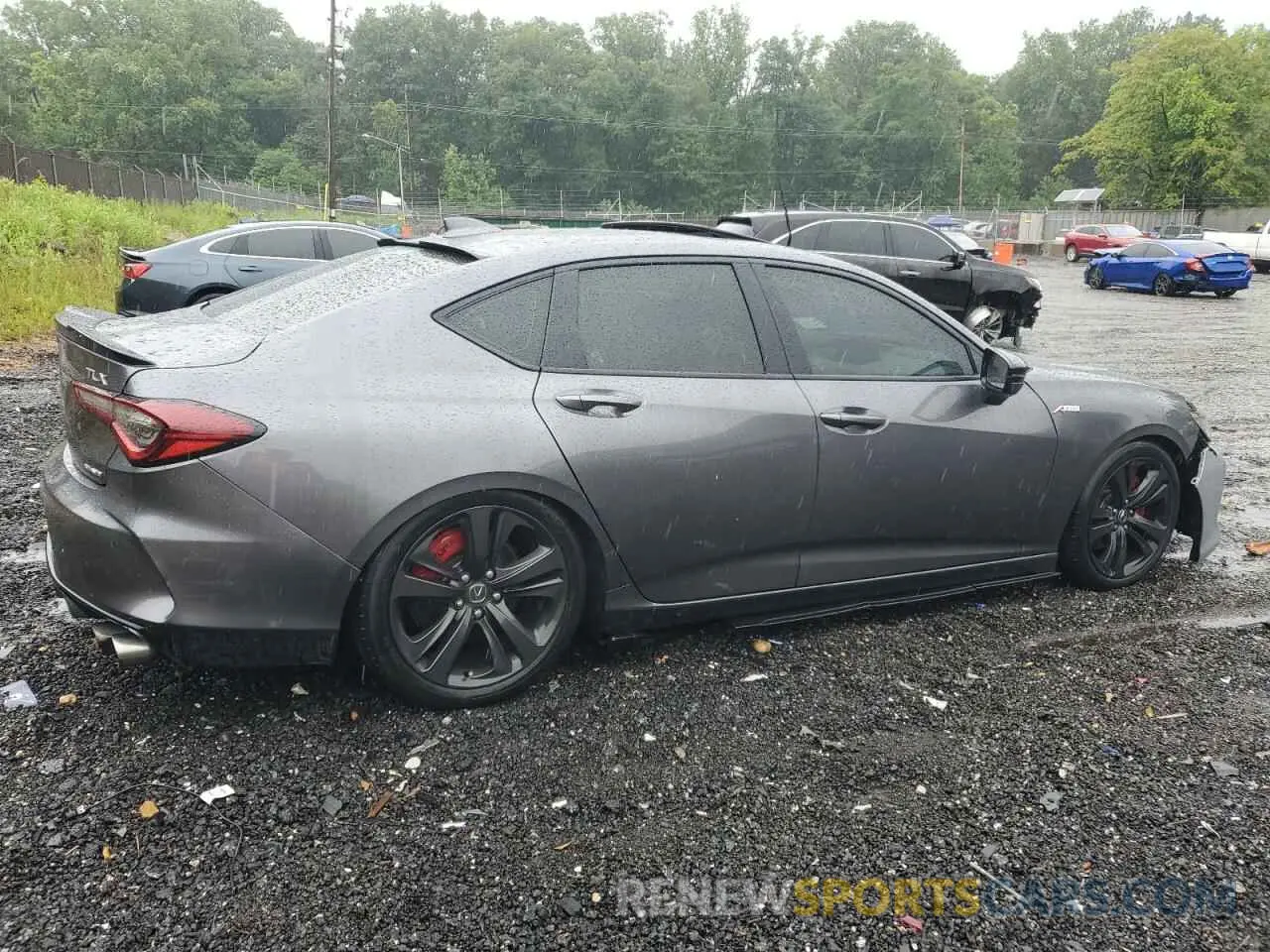 3 Photograph of a damaged car 19UUB6F56MA009384 ACURA TLX 2021