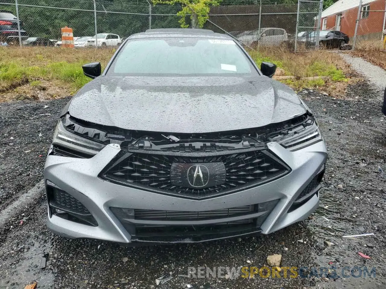 5 Photograph of a damaged car 19UUB6F56MA009384 ACURA TLX 2021