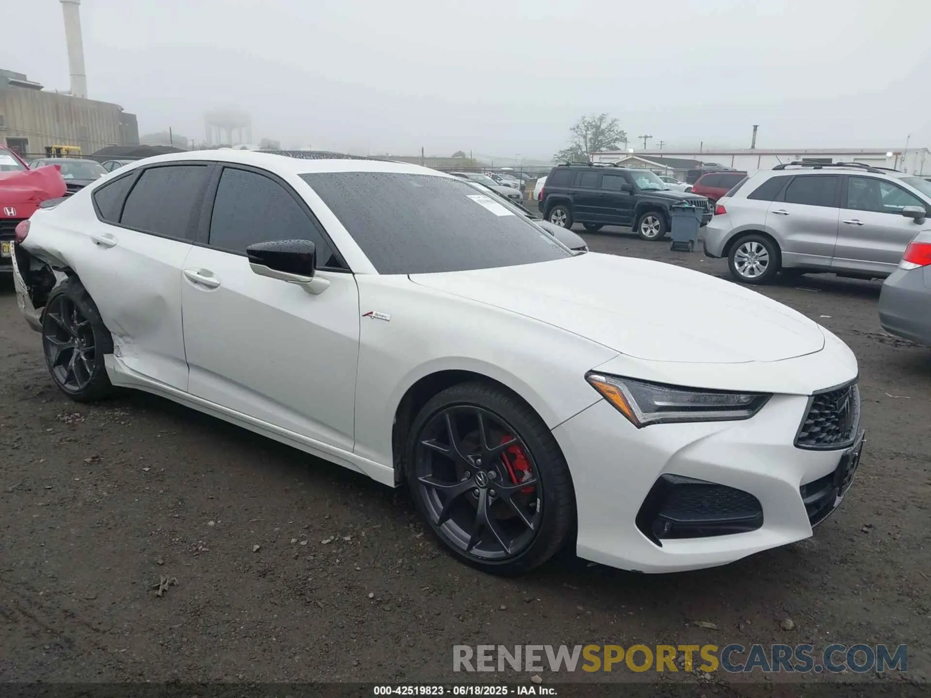 1 Photograph of a damaged car 19UUB6F57MA001102 ACURA TLX 2021