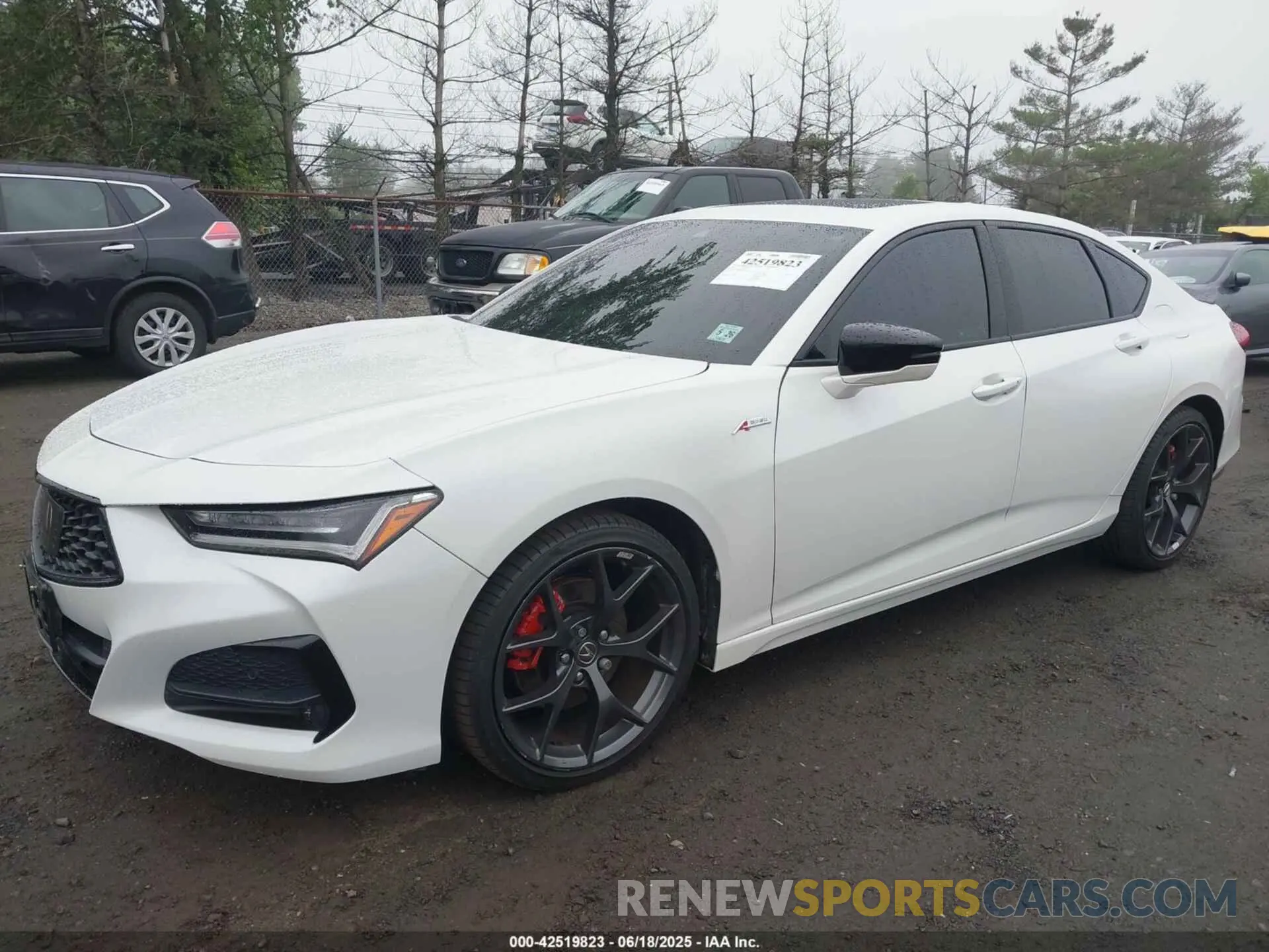 2 Photograph of a damaged car 19UUB6F57MA001102 ACURA TLX 2021