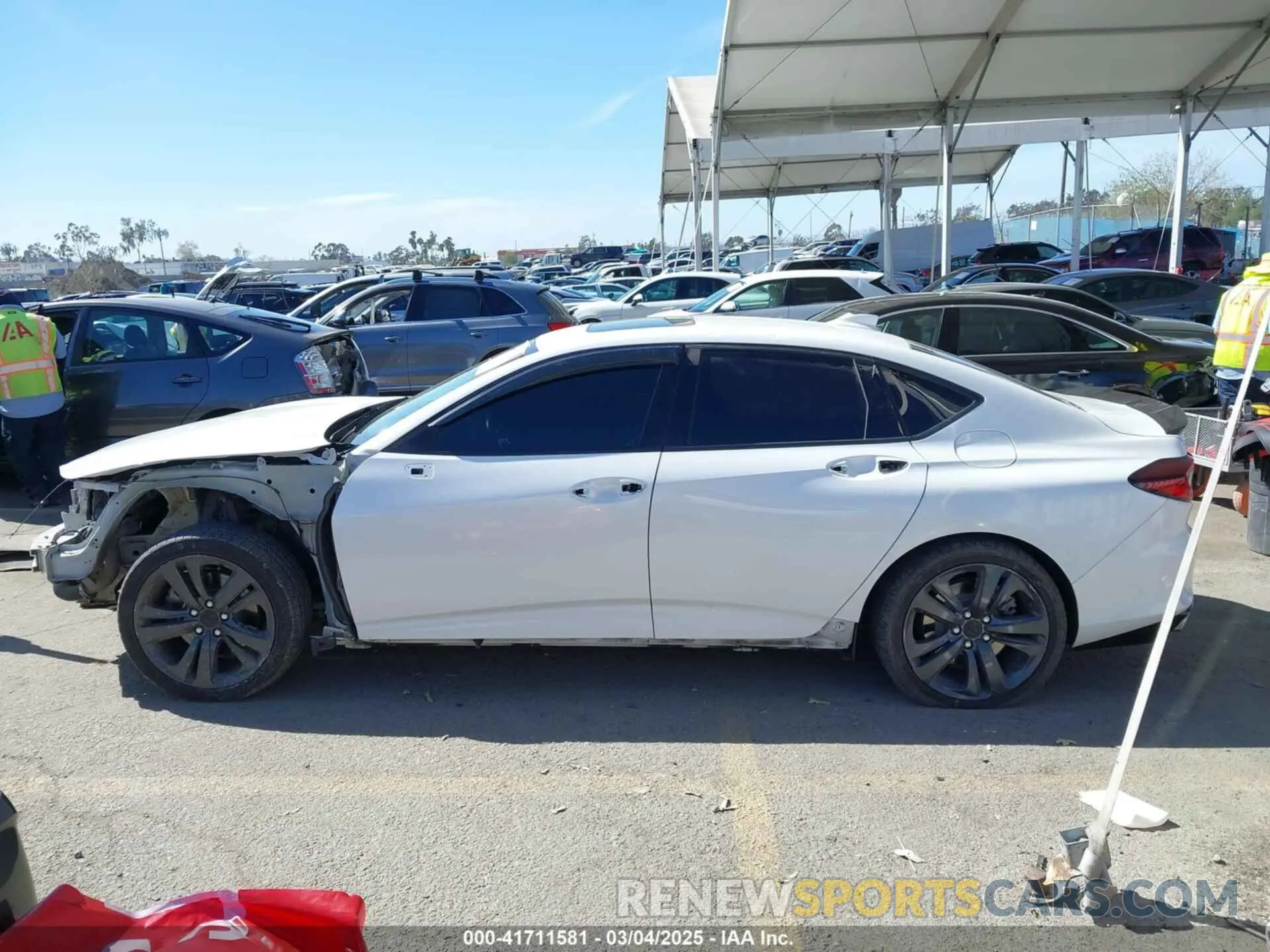 15 Photograph of a damaged car 19UUB6F57MA008664 ACURA TLX 2021