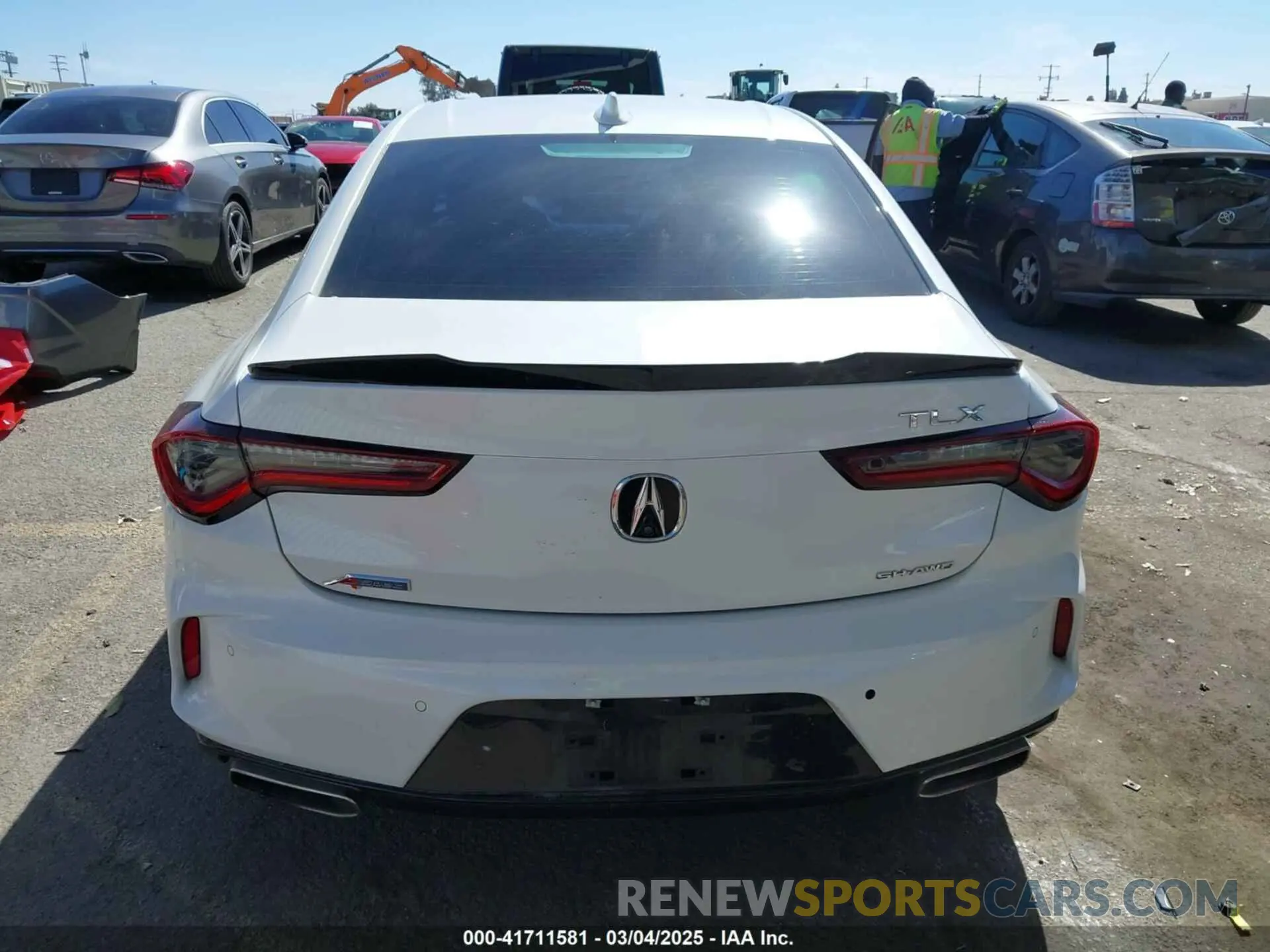17 Photograph of a damaged car 19UUB6F57MA008664 ACURA TLX 2021