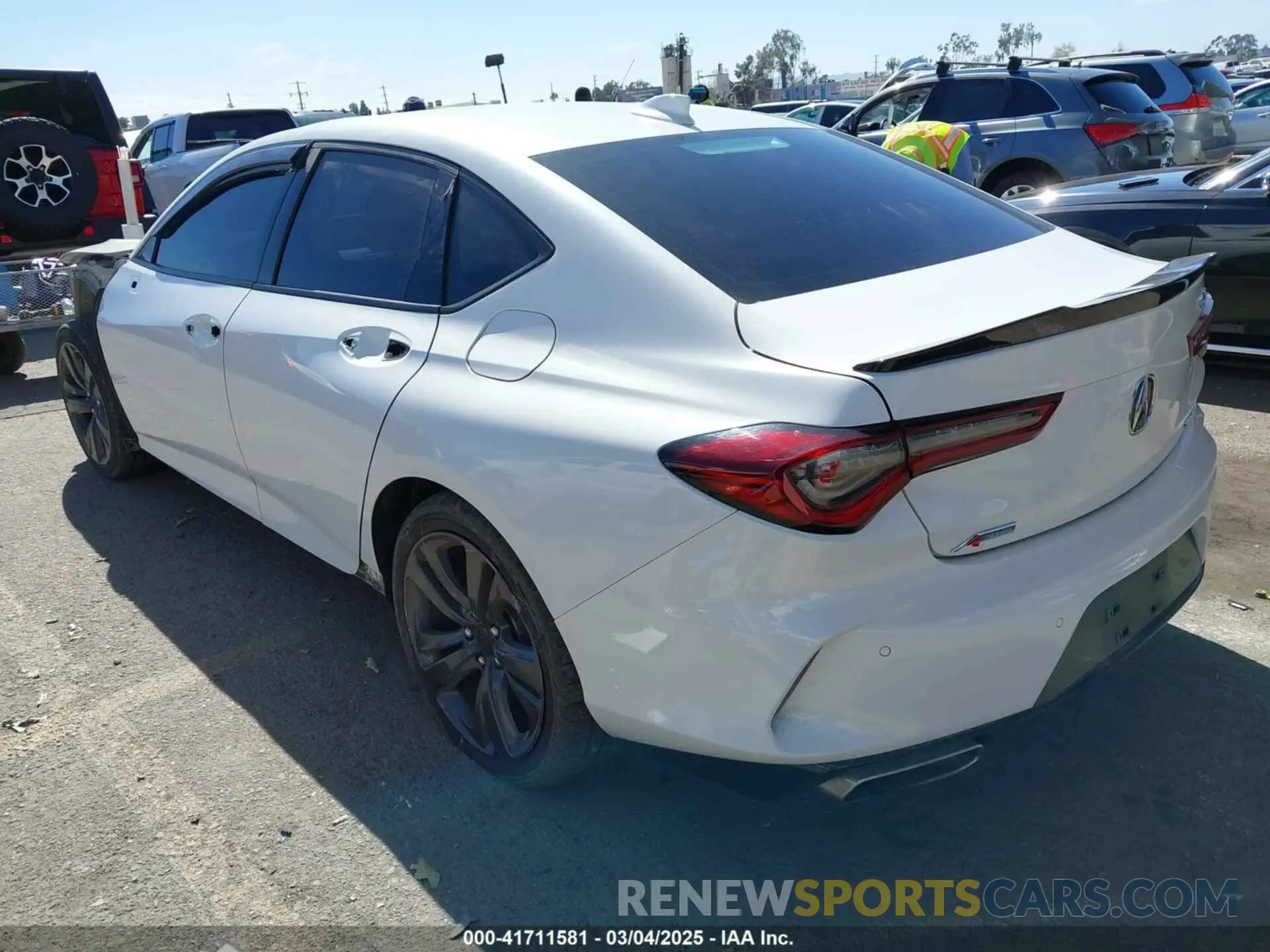 3 Photograph of a damaged car 19UUB6F57MA008664 ACURA TLX 2021