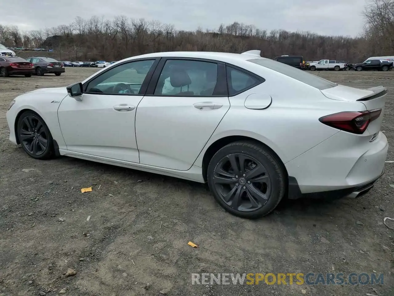 2 Photograph of a damaged car 19UUB6F58MA010150 ACURA TLX 2021