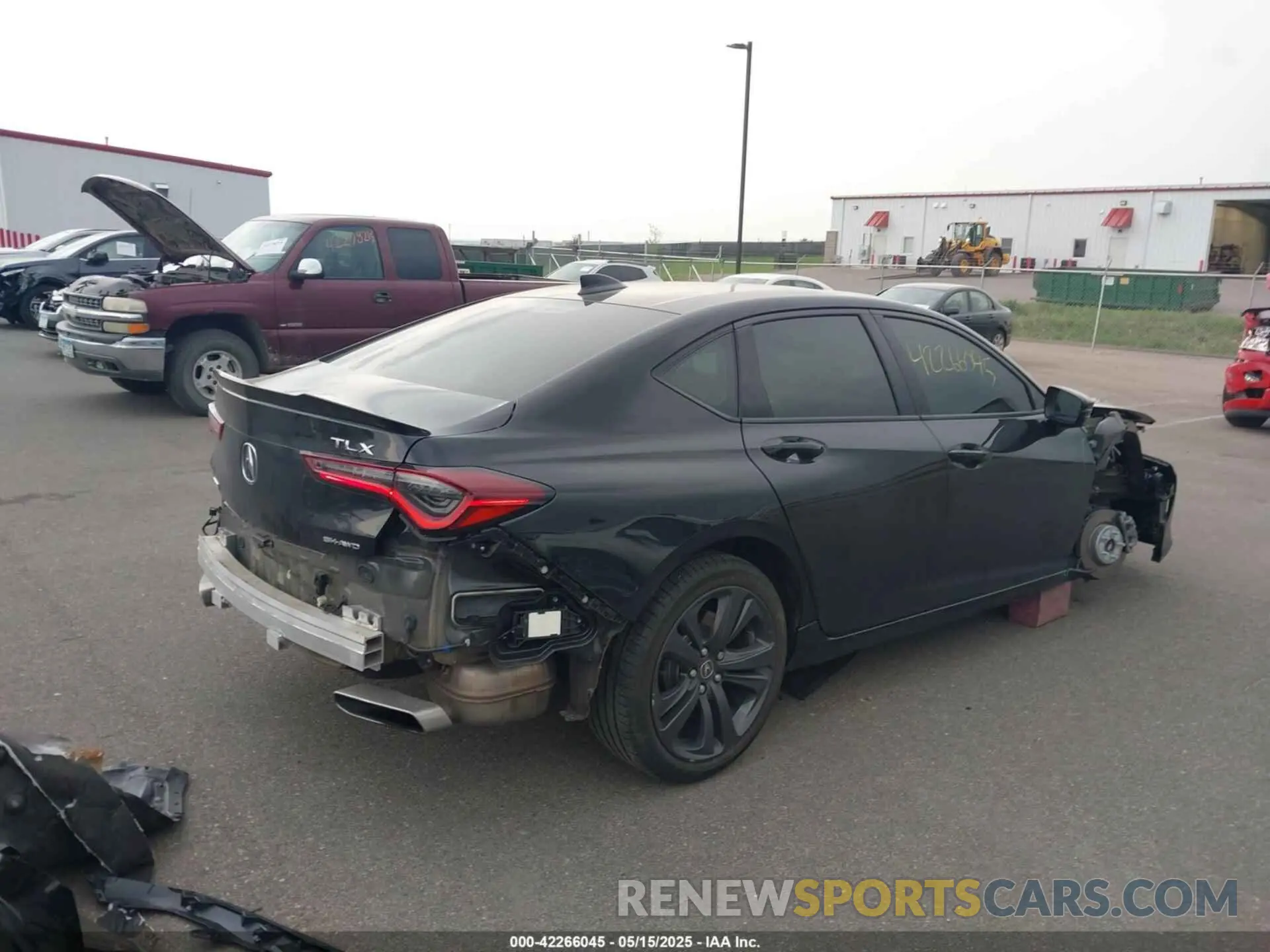 4 Photograph of a damaged car 19UUB6F58MA011427 ACURA TLX 2021