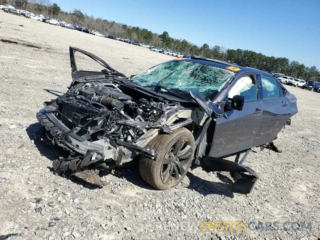 1 Photograph of a damaged car 19UUB6F5XMA004320 ACURA TLX 2021