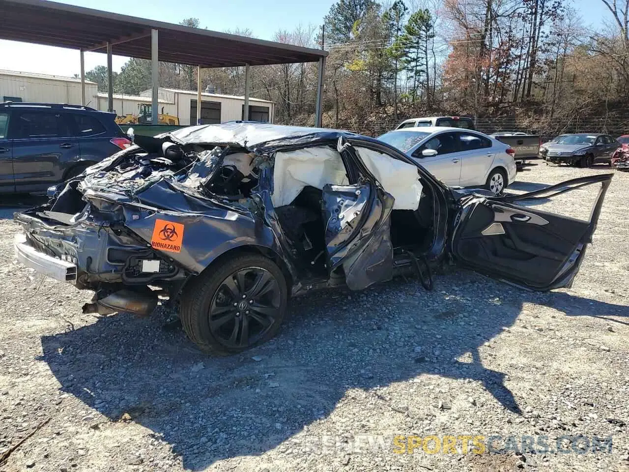 3 Photograph of a damaged car 19UUB6F5XMA004320 ACURA TLX 2021