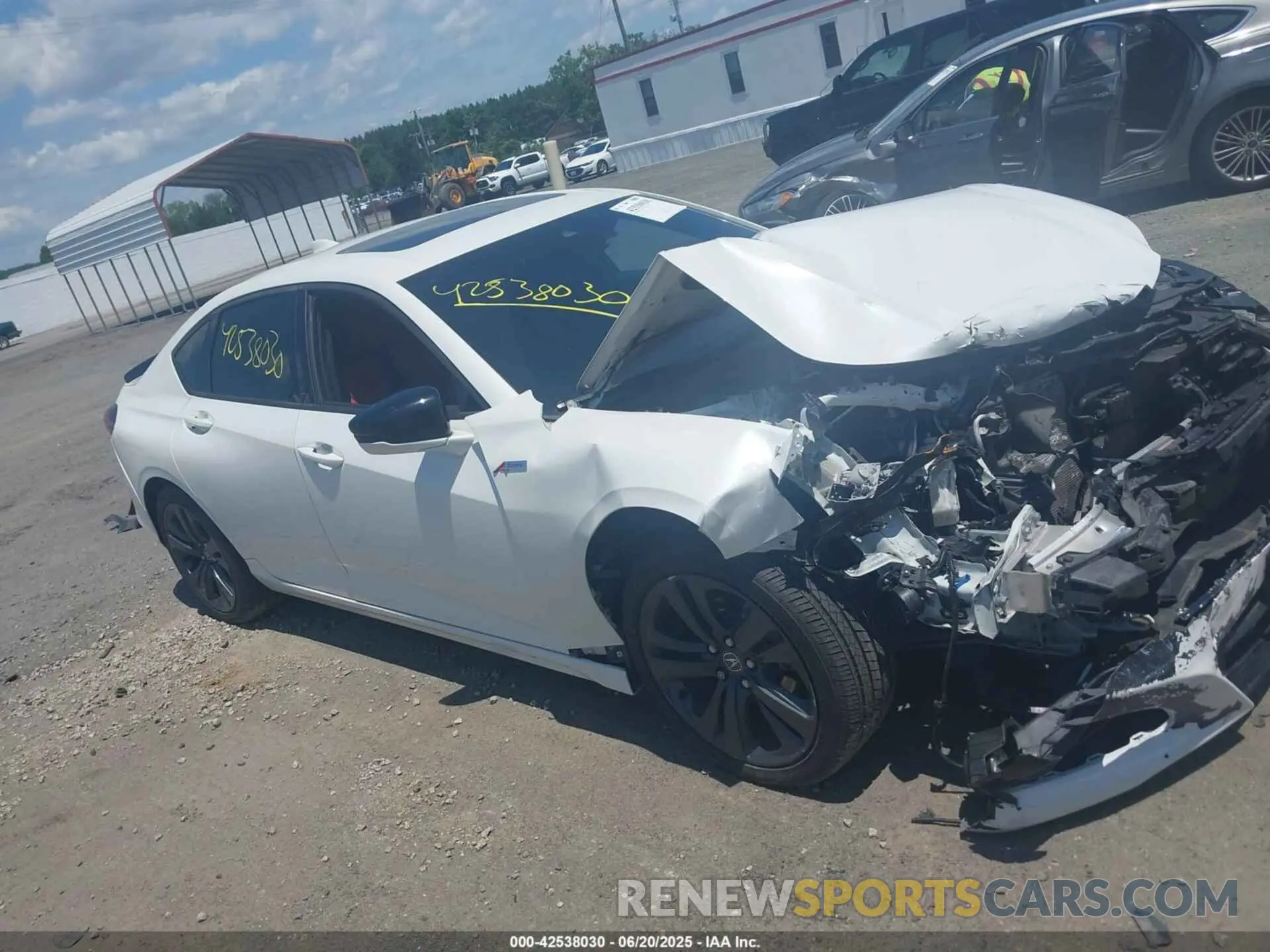 1 Photograph of a damaged car 19UUB6F5XMA011106 ACURA TLX 2021