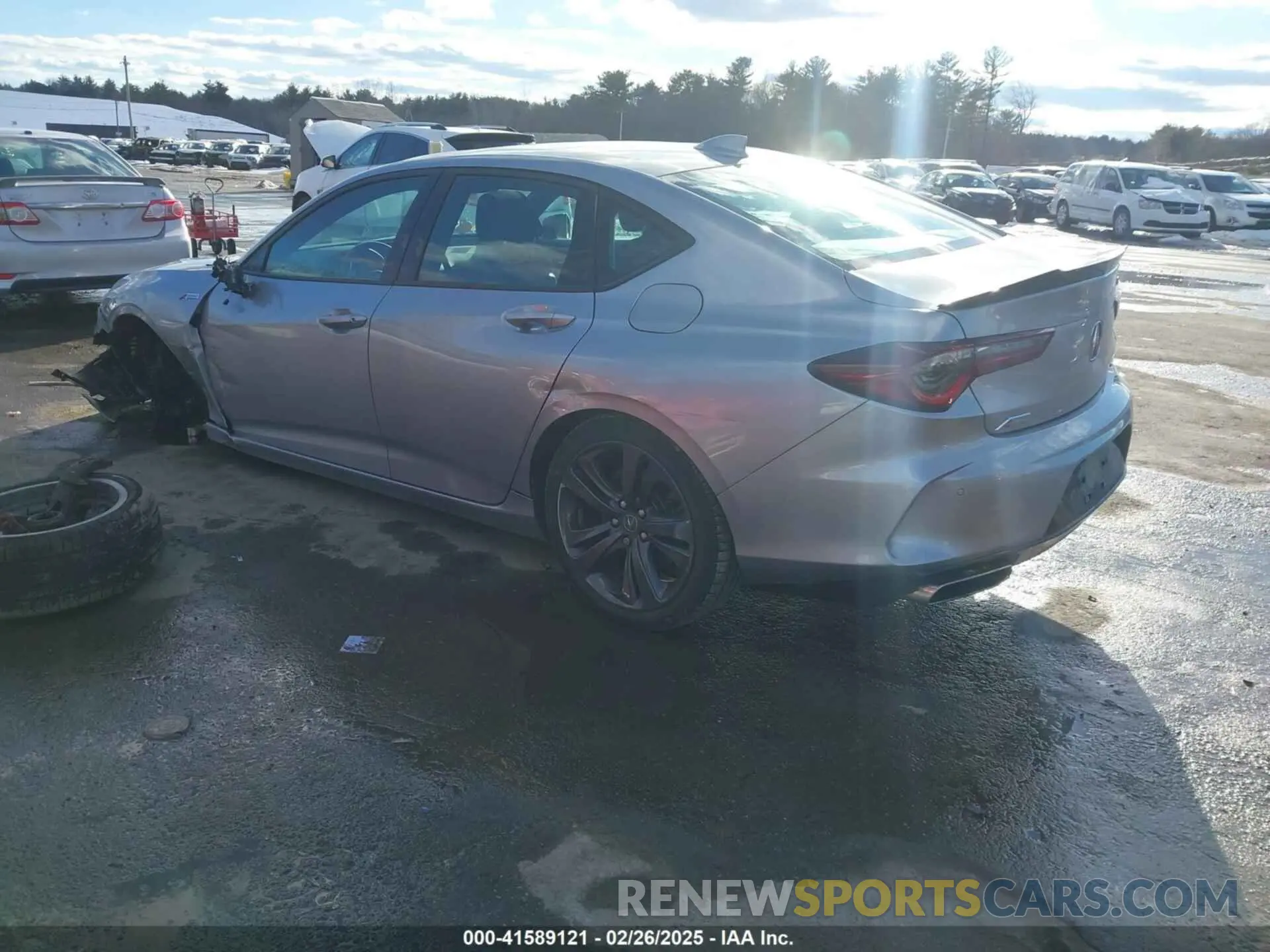 3 Photograph of a damaged car 19UUB6F5XMA012031 ACURA TLX 2021