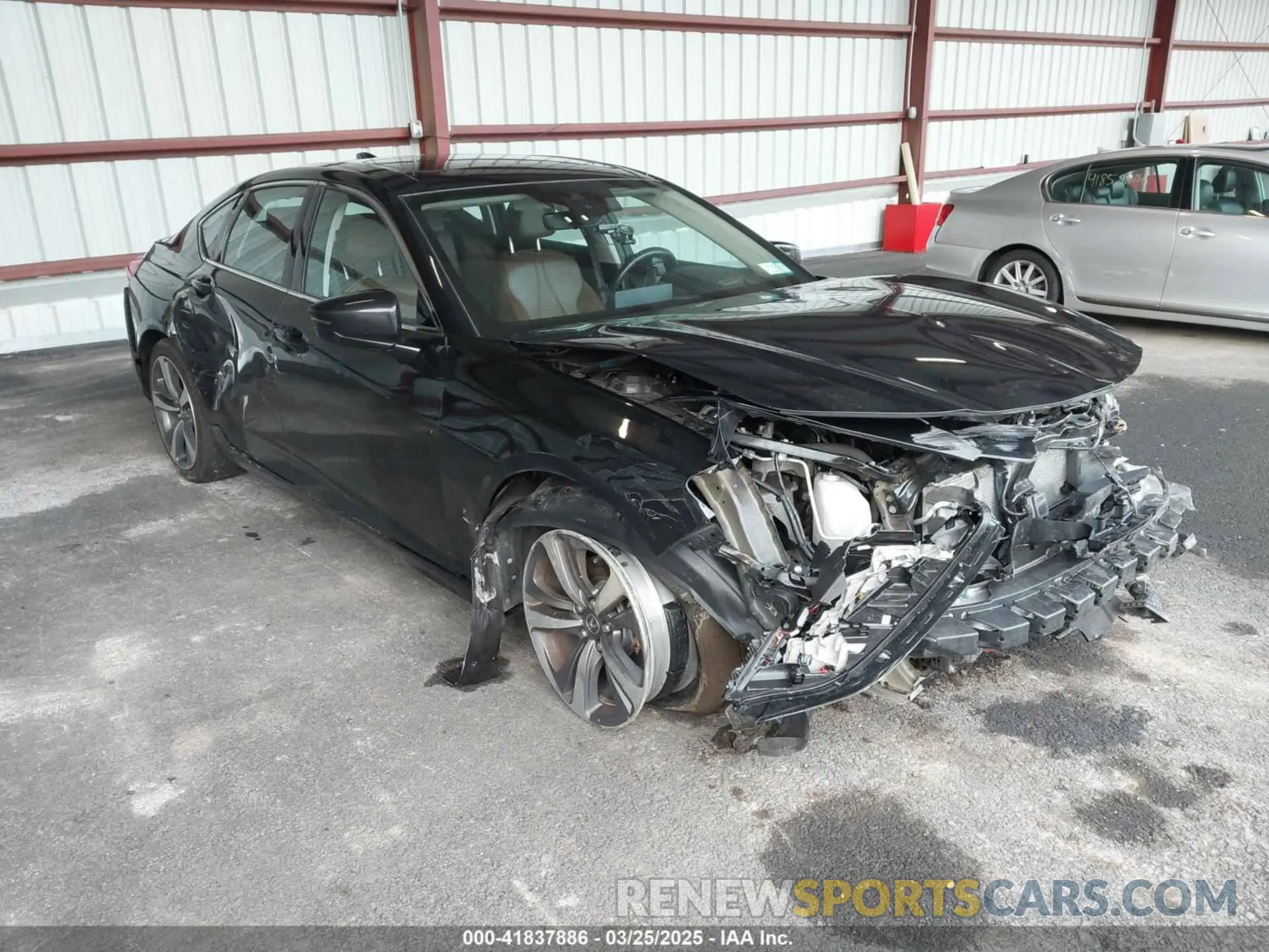 1 Photograph of a damaged car 19UUB6F60MA011236 ACURA TLX 2021
