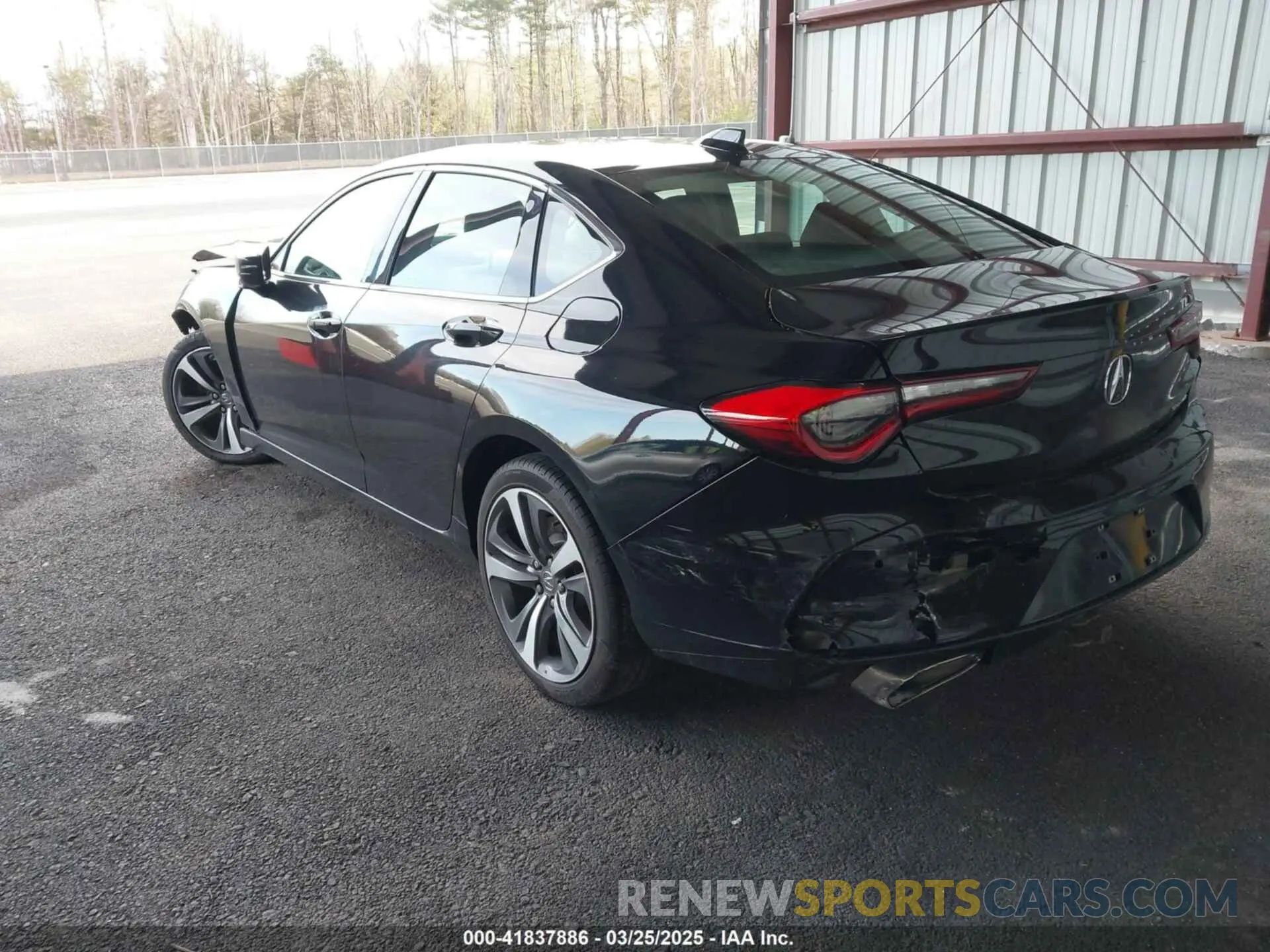 3 Photograph of a damaged car 19UUB6F60MA011236 ACURA TLX 2021