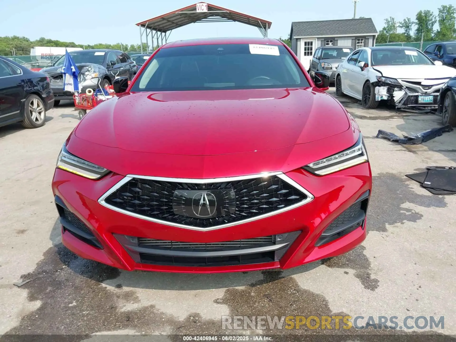 11 Photograph of a damaged car 19UUB6F64MA006427 ACURA TLX 2021