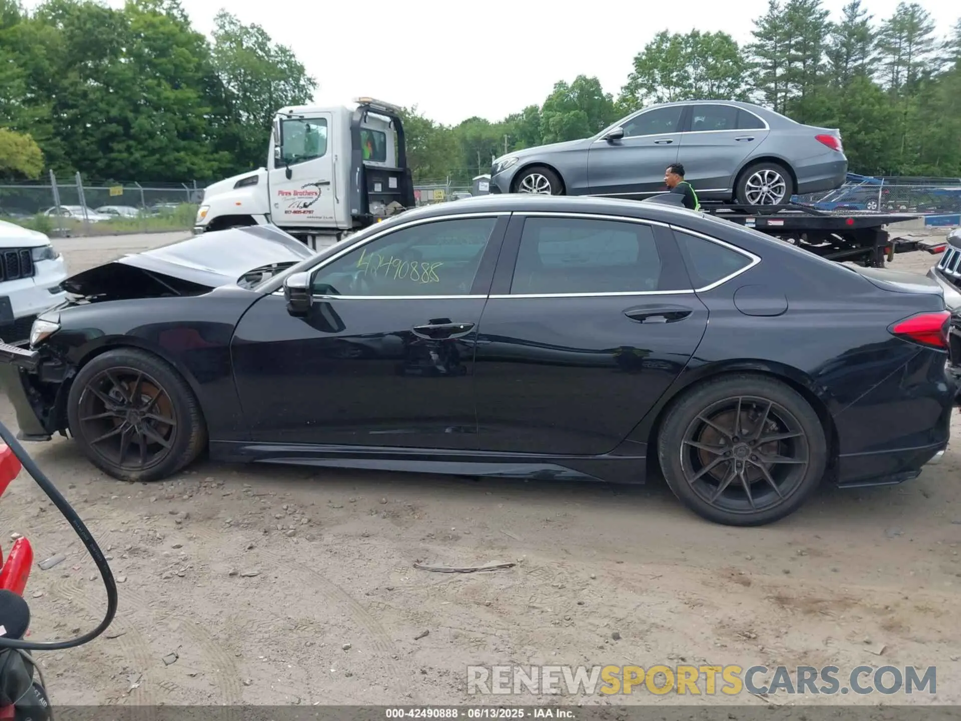 14 Photograph of a damaged car 19UUB6F66MA001052 ACURA TLX 2021