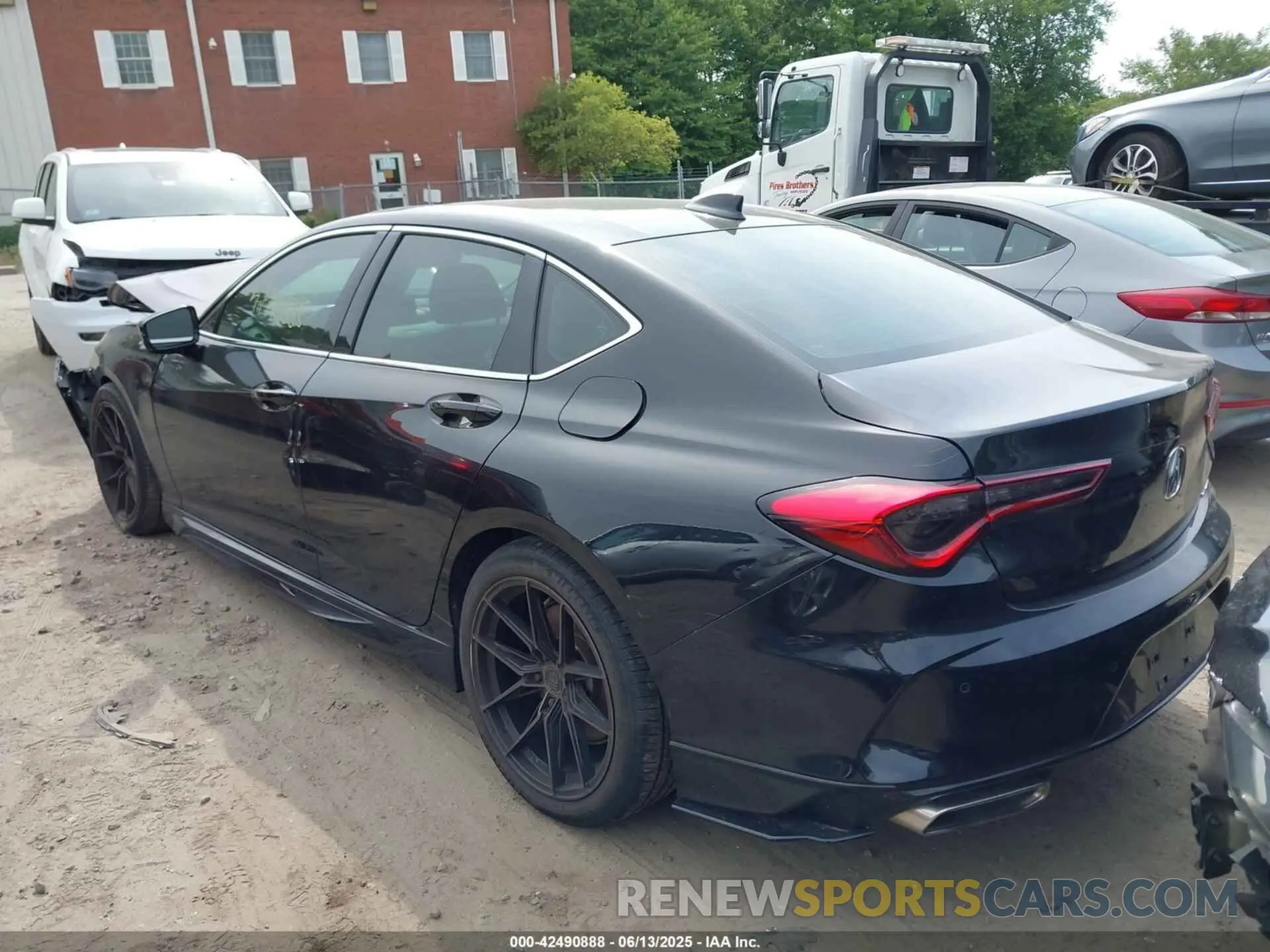 3 Photograph of a damaged car 19UUB6F66MA001052 ACURA TLX 2021