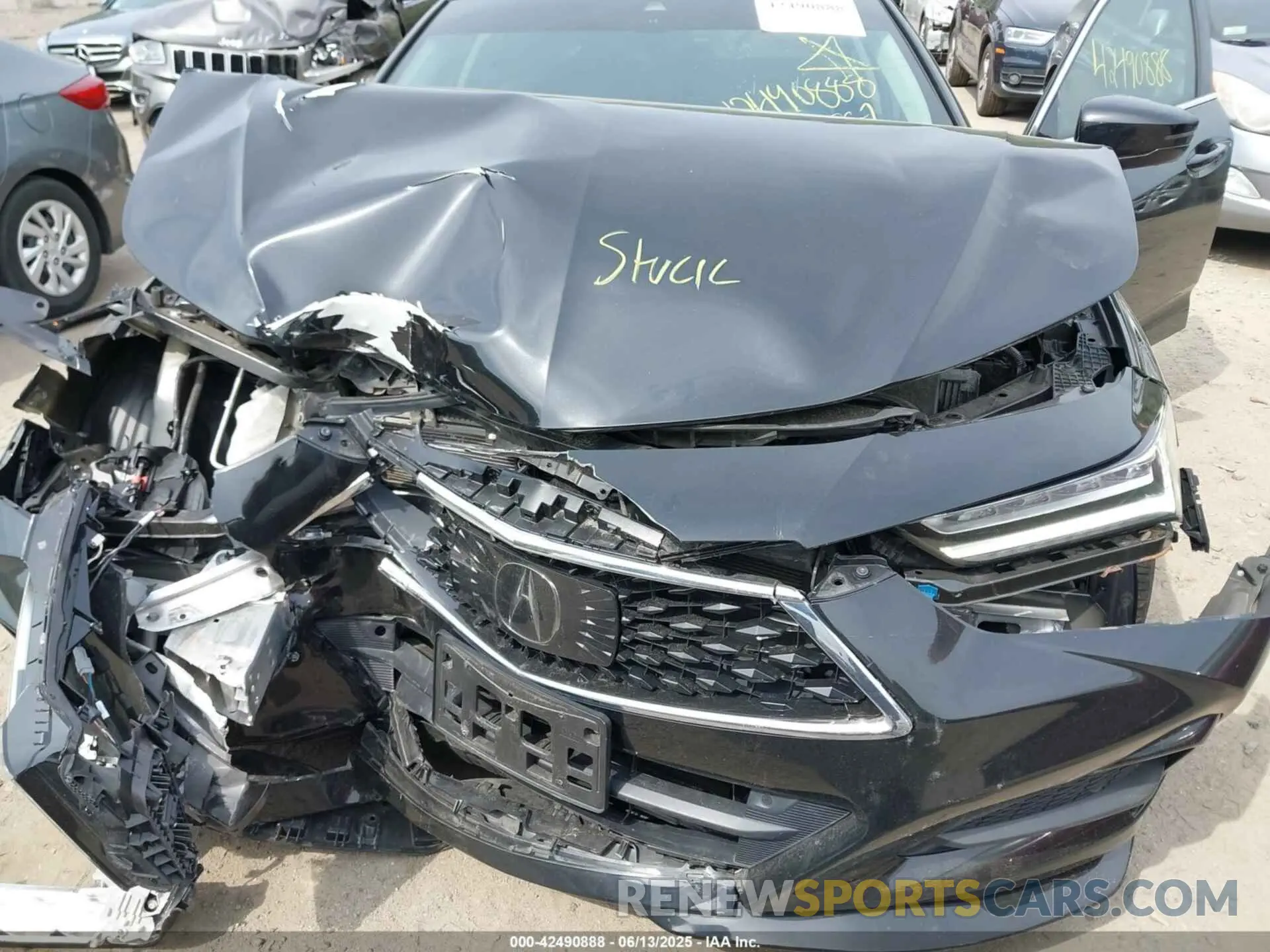 6 Photograph of a damaged car 19UUB6F66MA001052 ACURA TLX 2021