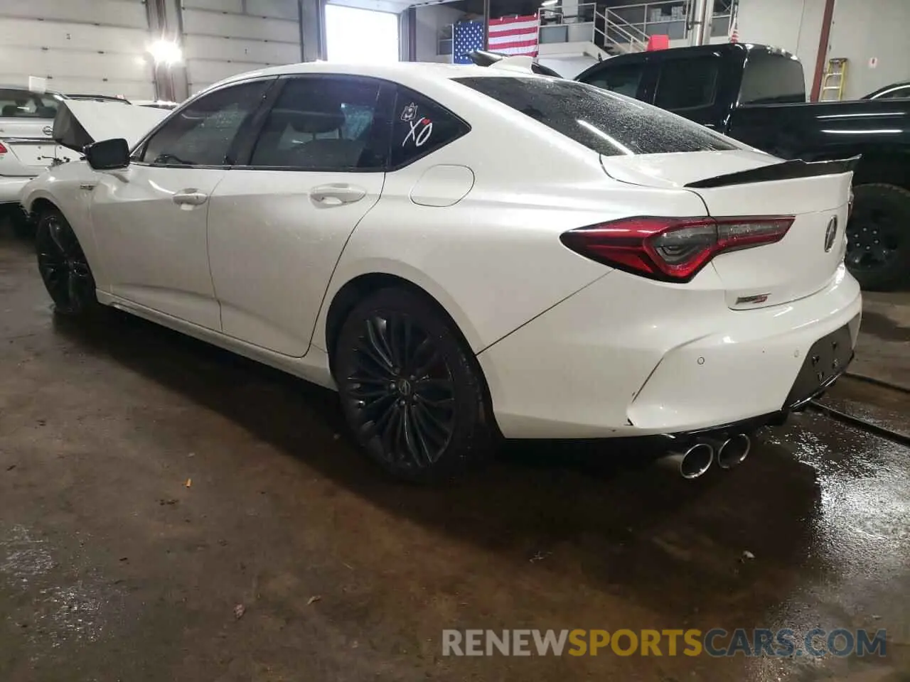 2 Photograph of a damaged car 19UUB7F02MA001227 ACURA TLX 2021