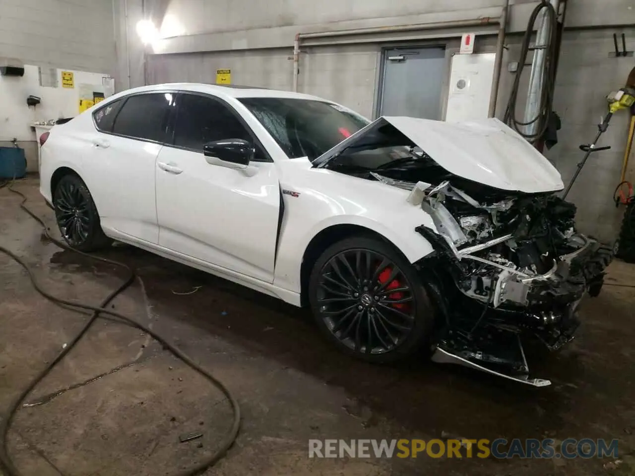 4 Photograph of a damaged car 19UUB7F02MA001227 ACURA TLX 2021