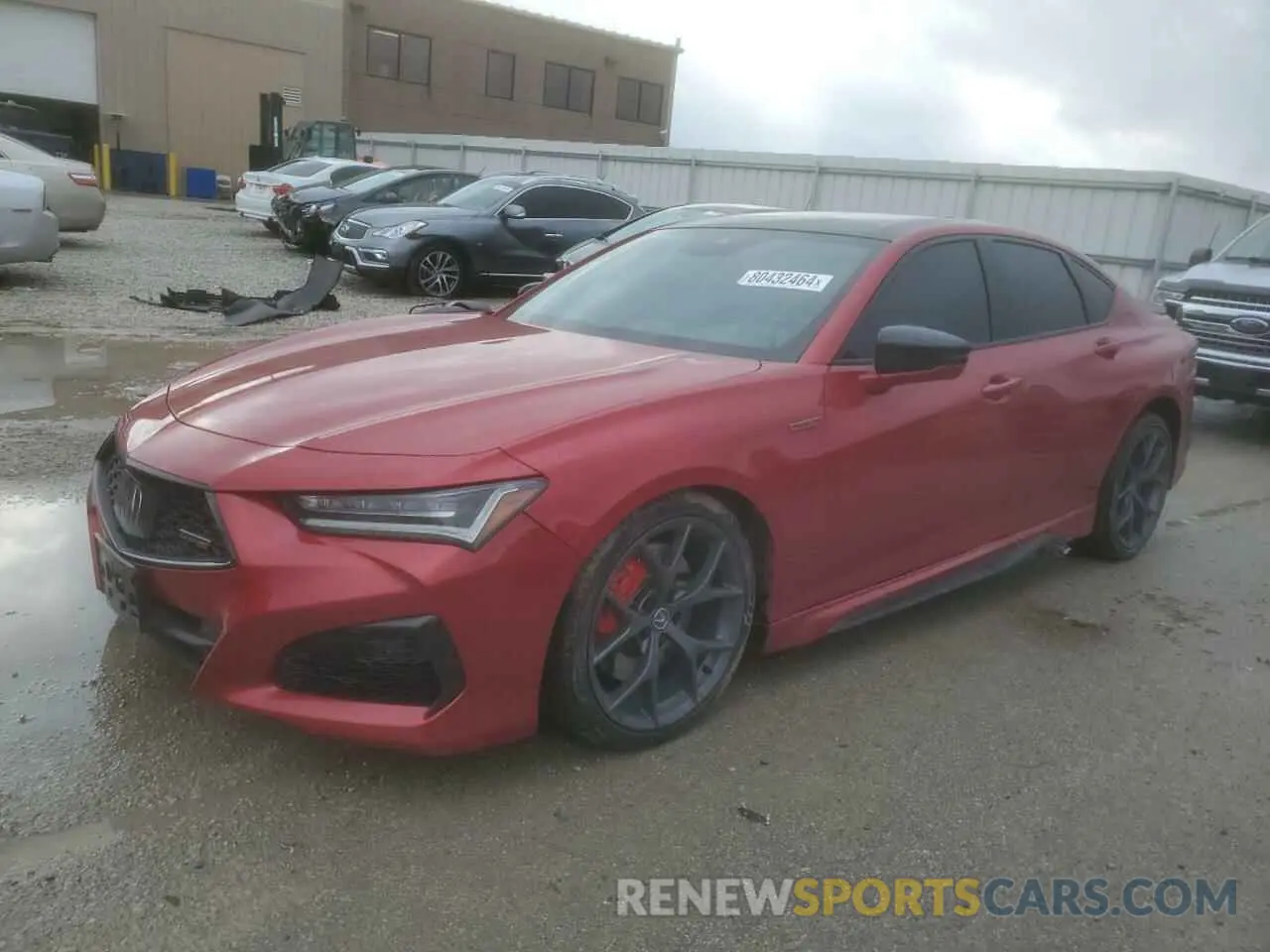 1 Photograph of a damaged car 19UUB7F03MA001317 ACURA TLX 2021