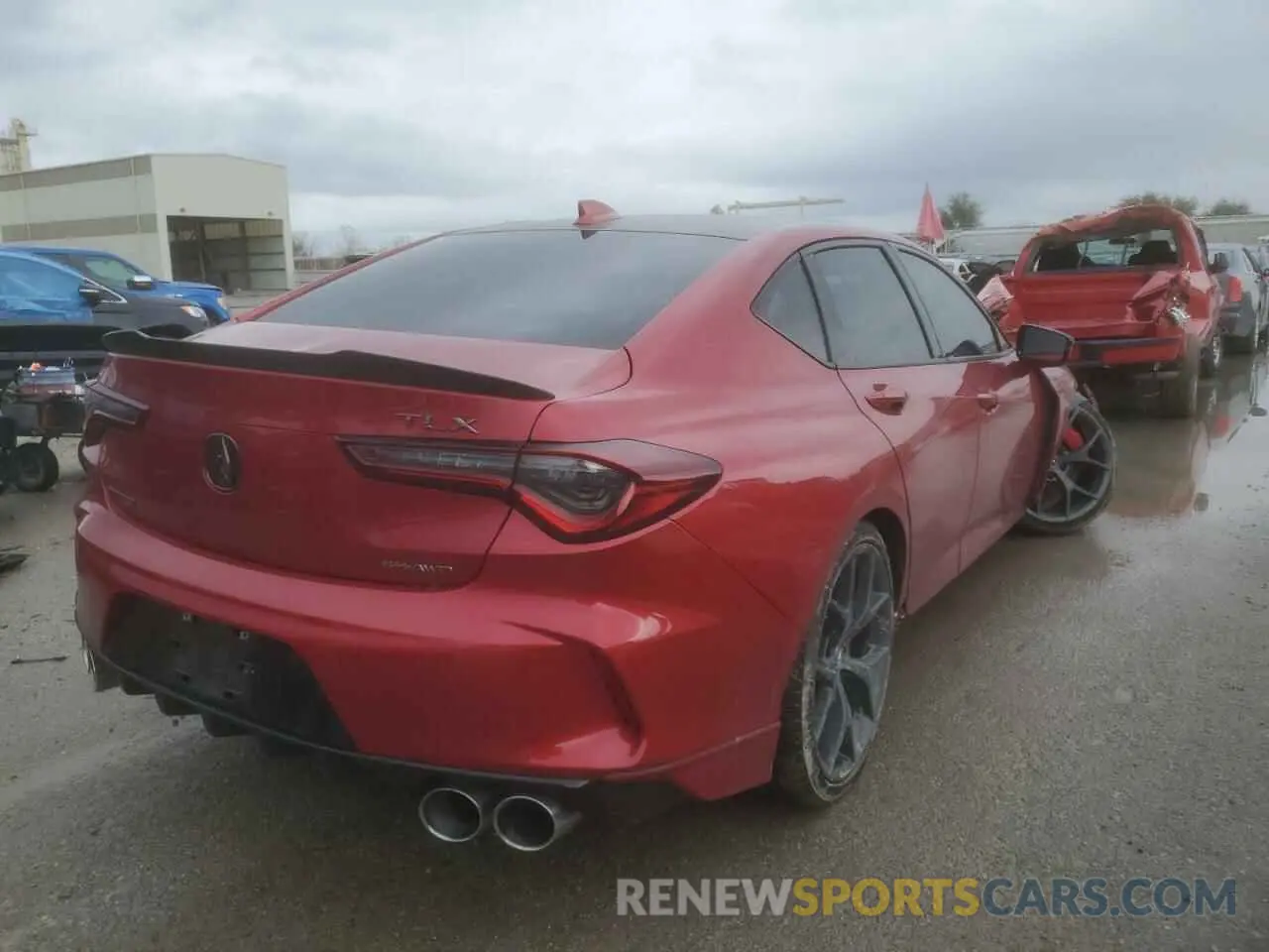 3 Photograph of a damaged car 19UUB7F03MA001317 ACURA TLX 2021